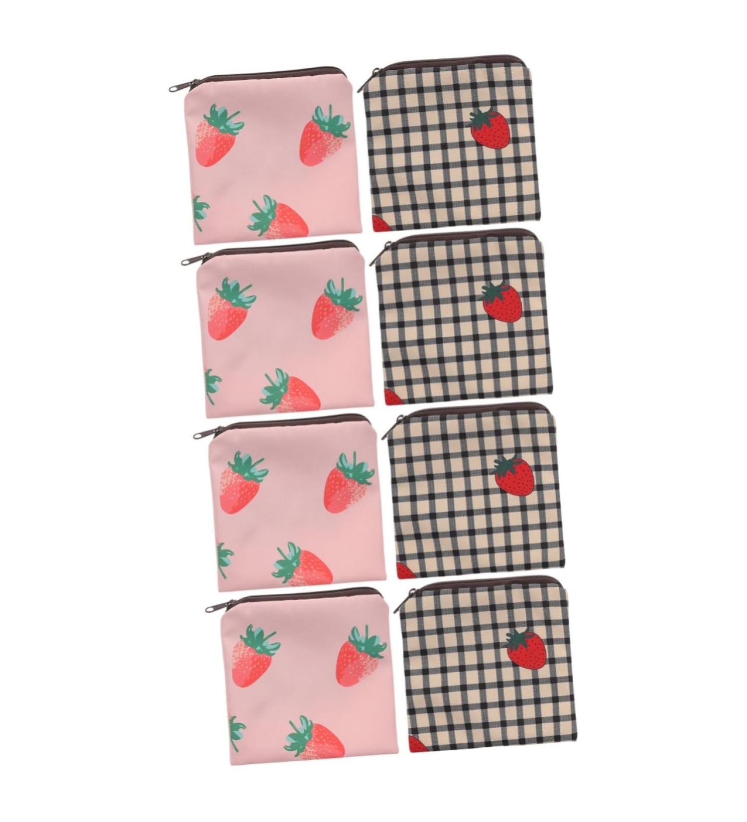 Buy Healeved 8 STK Storage Bags for Women's Bandages & Makeup | Water-Repellent Polyester Card Holder & Tampon Bag - Ideal for Travel - Buy Online on GoSupps.com