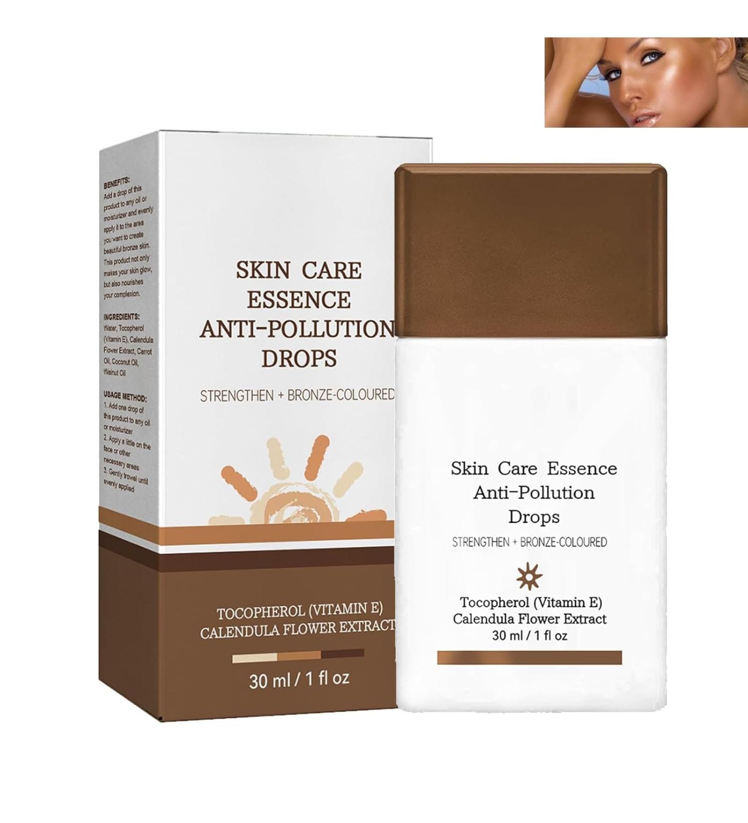 Drunk Elephant Bronzing Drops - Anti-Pollution Facial & Body Tanning Drops | 30 ML Liquid Bronzer for Radiant Skin - Buy Online on GoSupps.com