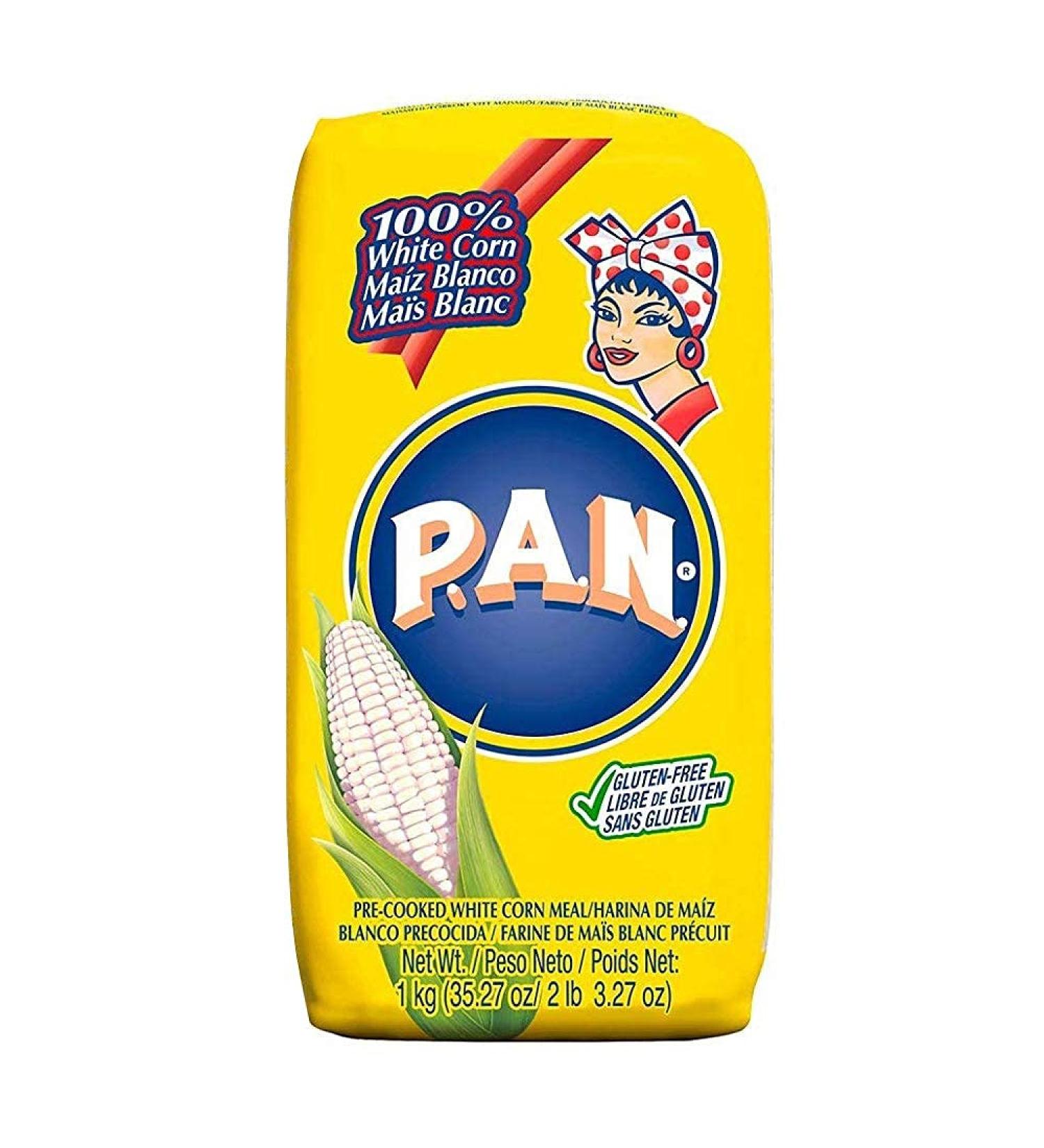 Harina PAN Pre-Cooked White Maize Flour 1 kg - Premium Quality Maize Flour - Buy Online on GoSupps.com