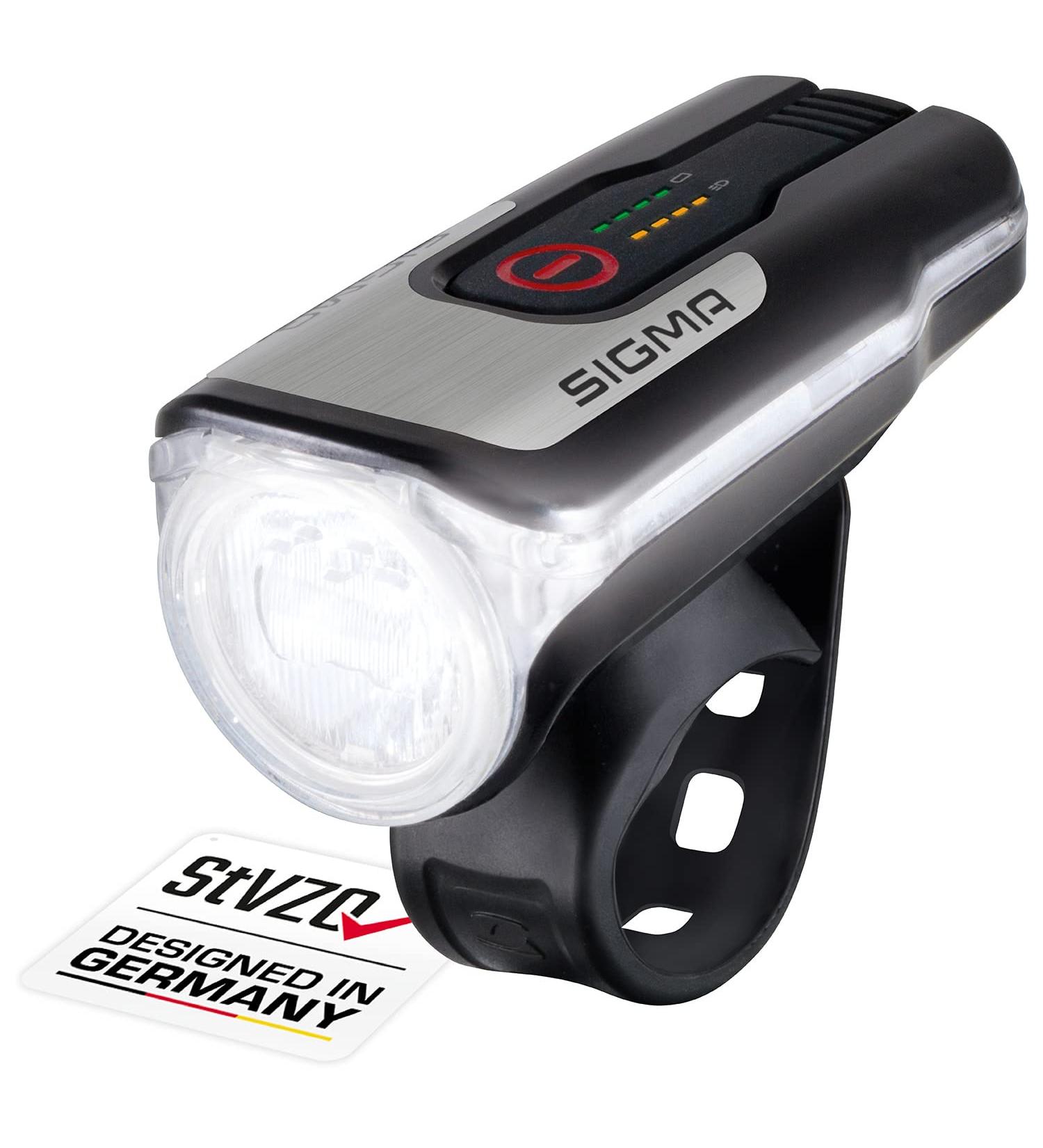 Sigma Sport Unisex Aura 80 USB Front Light Durable Black Bike Light for All Sizes International Shipping Available - Buy Online on GoSupps.com