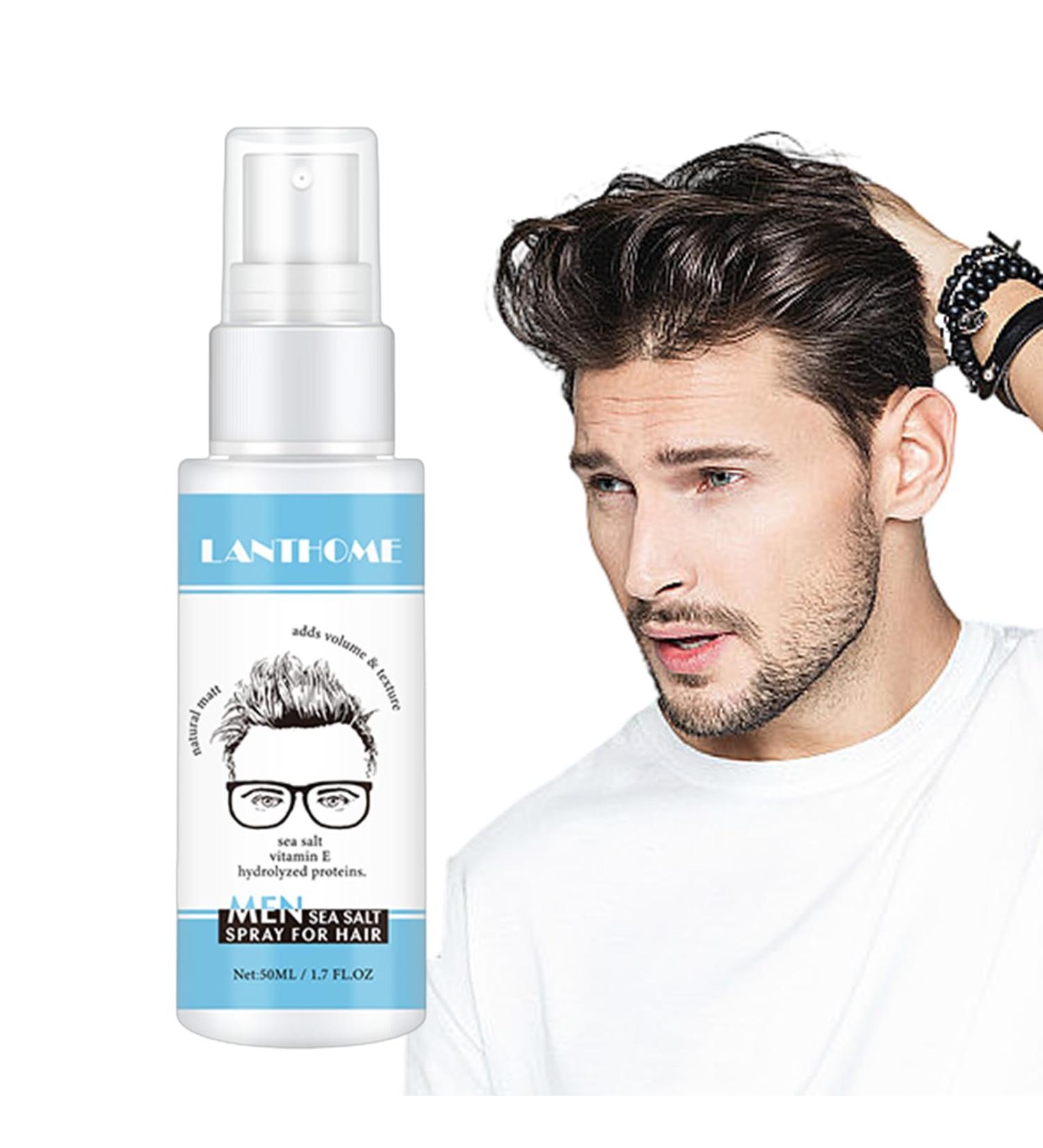 Mens Beach Hair Spray Sea Salt Spray Sea Salt Spray For Hair Men Sea Salt Spray Natural & Organic Defining Leave-In Hair Styling Mist Men Hair Nourishing Spray Lifts And Texturizes Hair 1/2/3pc 1pcs*50ml - Buy Online on GoSupps.com