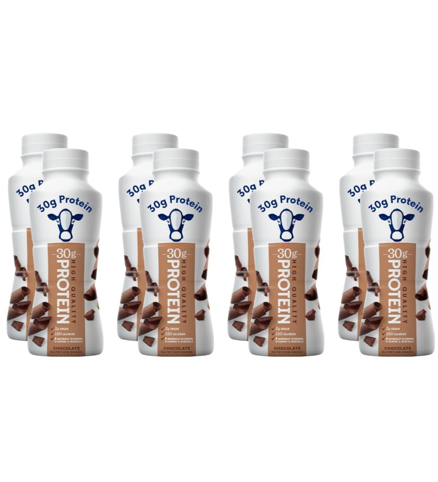 Nutrition-Plan Protein Shake 30g Protein Milk Chocolate Flavor Ready-to-Drink Protein Shakes for Muscle Recovery & Energy 11.5 fl oz (8 Pack)