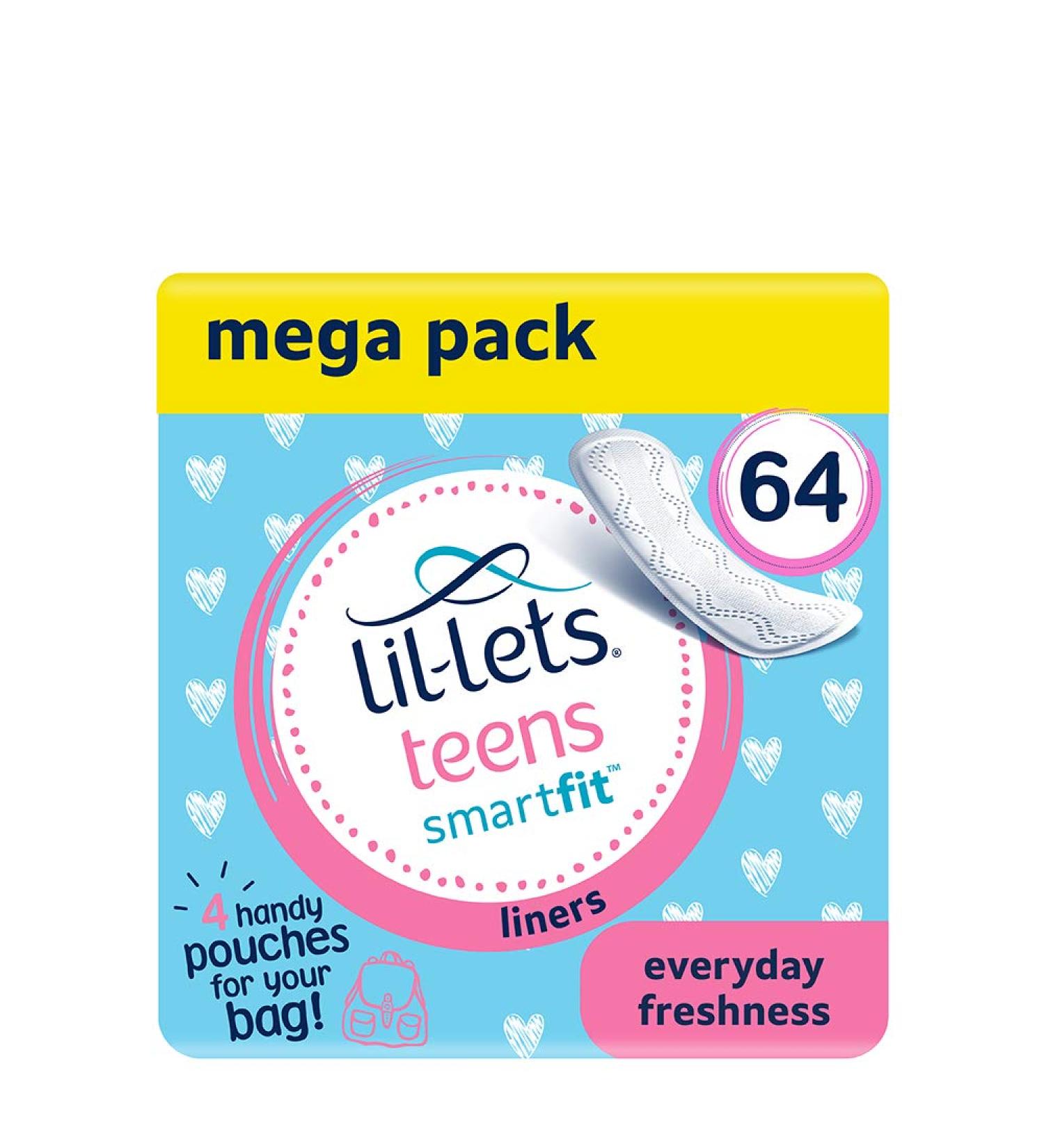 Lil-Lets Teens Pads: Teen Liners for Active Teens - Buy Online on GoSupps.com