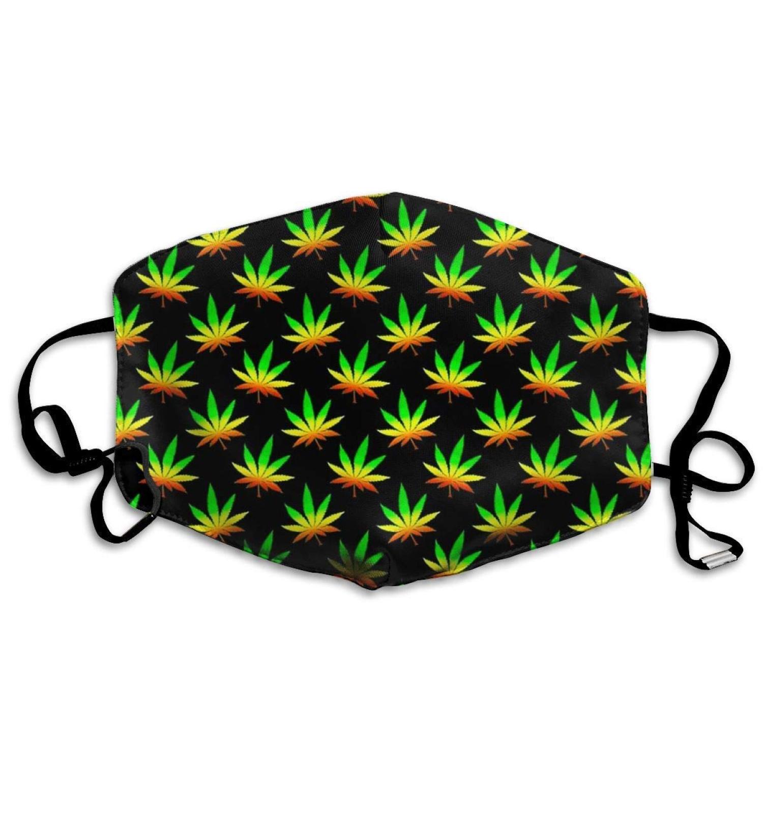 Breathable premium facial protection cover marijuana weed women men anti wind dust protection protective cover for skiing camping travel safety daily use