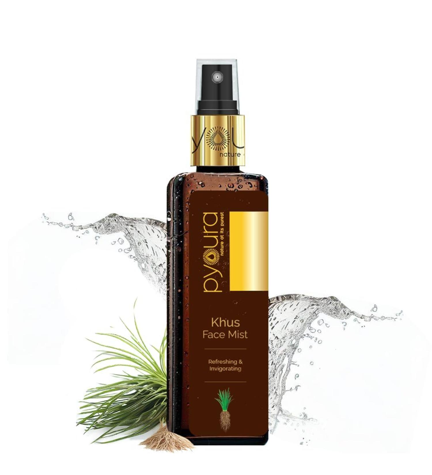 Pyo ura Summer Heat Beating Khus Face & Body Mist 100ml - Natural Cooling & Refreshing Relief for Prickly Heat | 100% Chemical-Free with Distinctive Vetiver Perfume - Buy Online on GoSupps.com