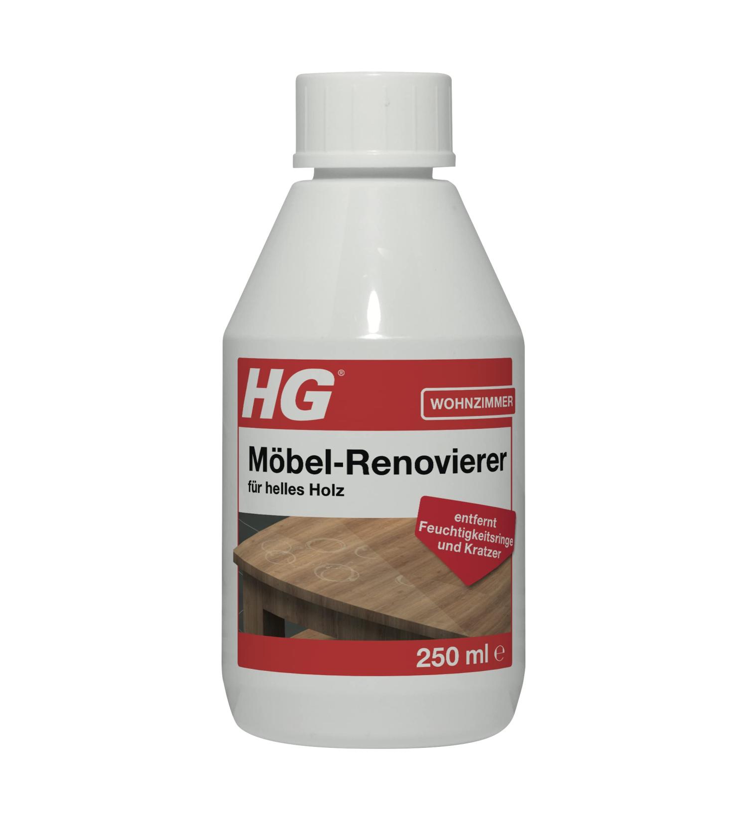 HG Furniture Renovator for Light Wood - Restore Shine Remove Scratches & Stains - 500ml - Buy Online on GoSupps.com