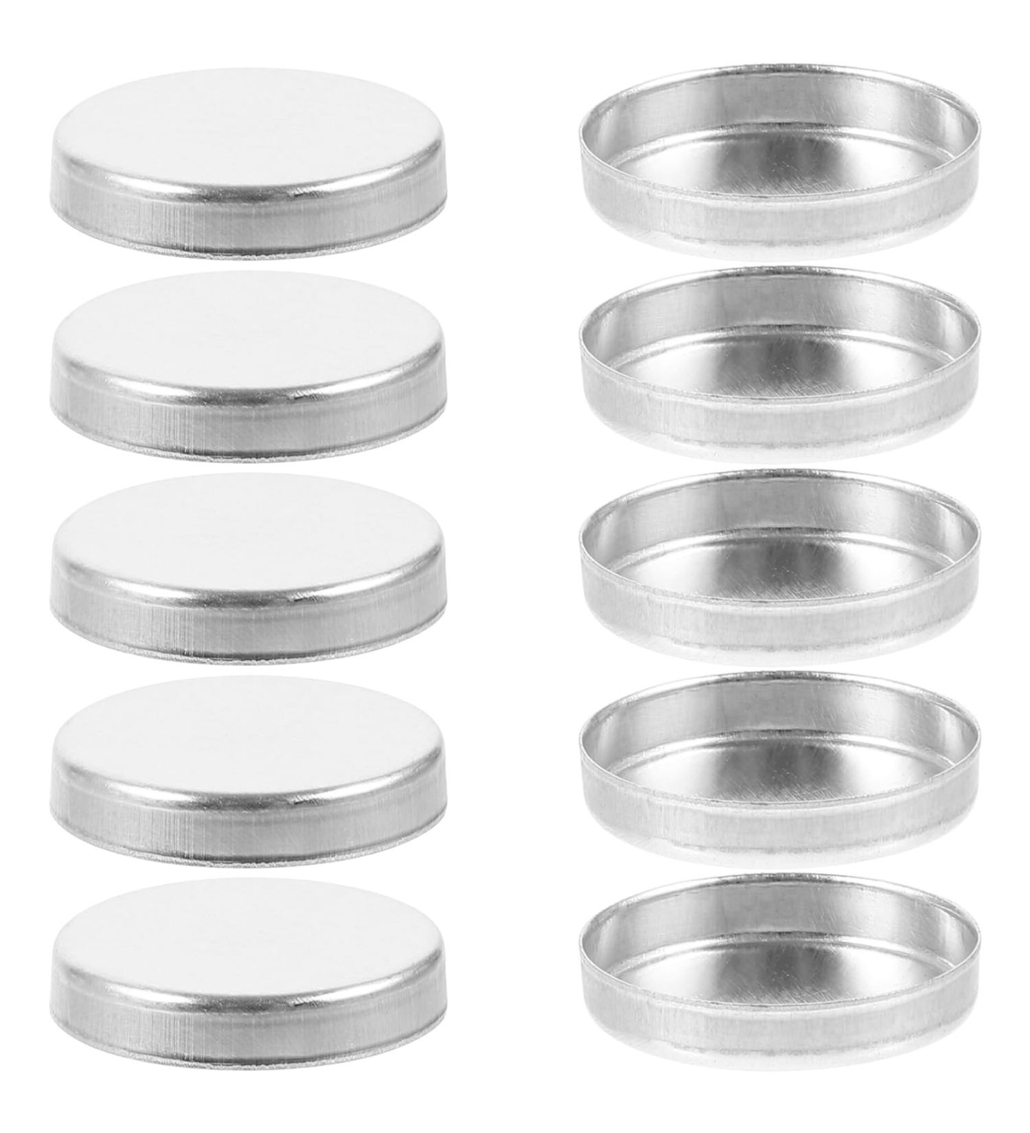 Gatuida 10pi ces Petit Bo tier Fards Paupi res Aluminium Godet Maquillage Vide Pour chantillons Palette Cosm tique Vide - Buy Online on GoSupps.com