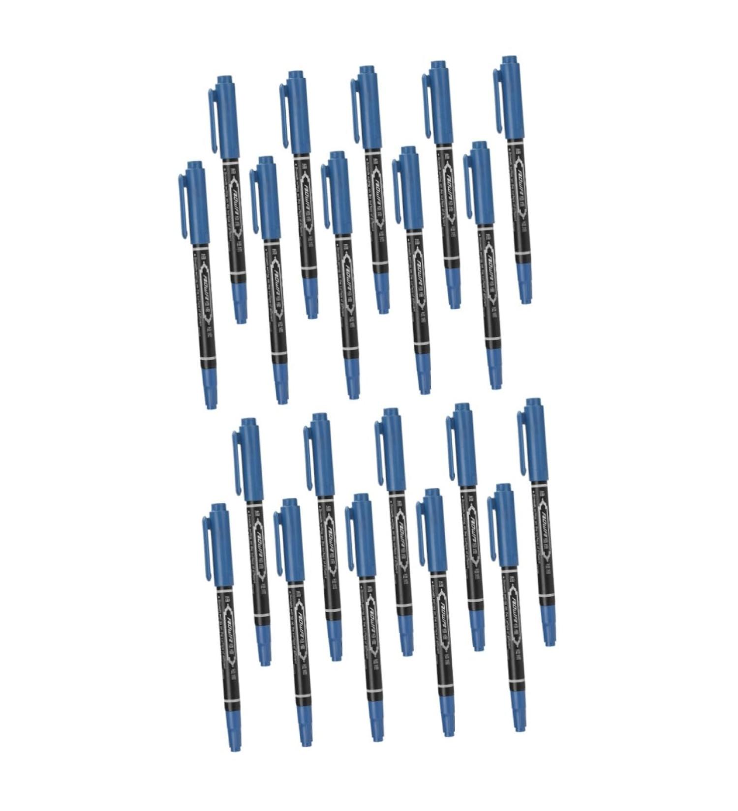 NOLITOY Portable Eyebrow Liner 20 pcs Pens Mark Cosmetics Marking Marker Brow Markers Waterproof Mapping Embroidered Position - Buy Online on GoSupps.com