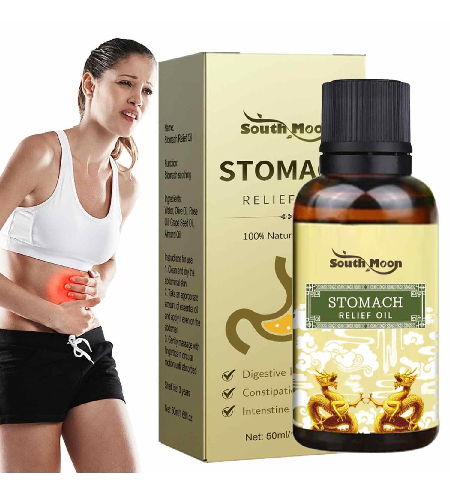 Shicangda Abdominal Massage Oil 50ml | Calming Olive Rose & Grape Seed Oils | Boost Appetite & Digestive Health for Teens & Overweight Adults - Buy Online on GoSupps.com