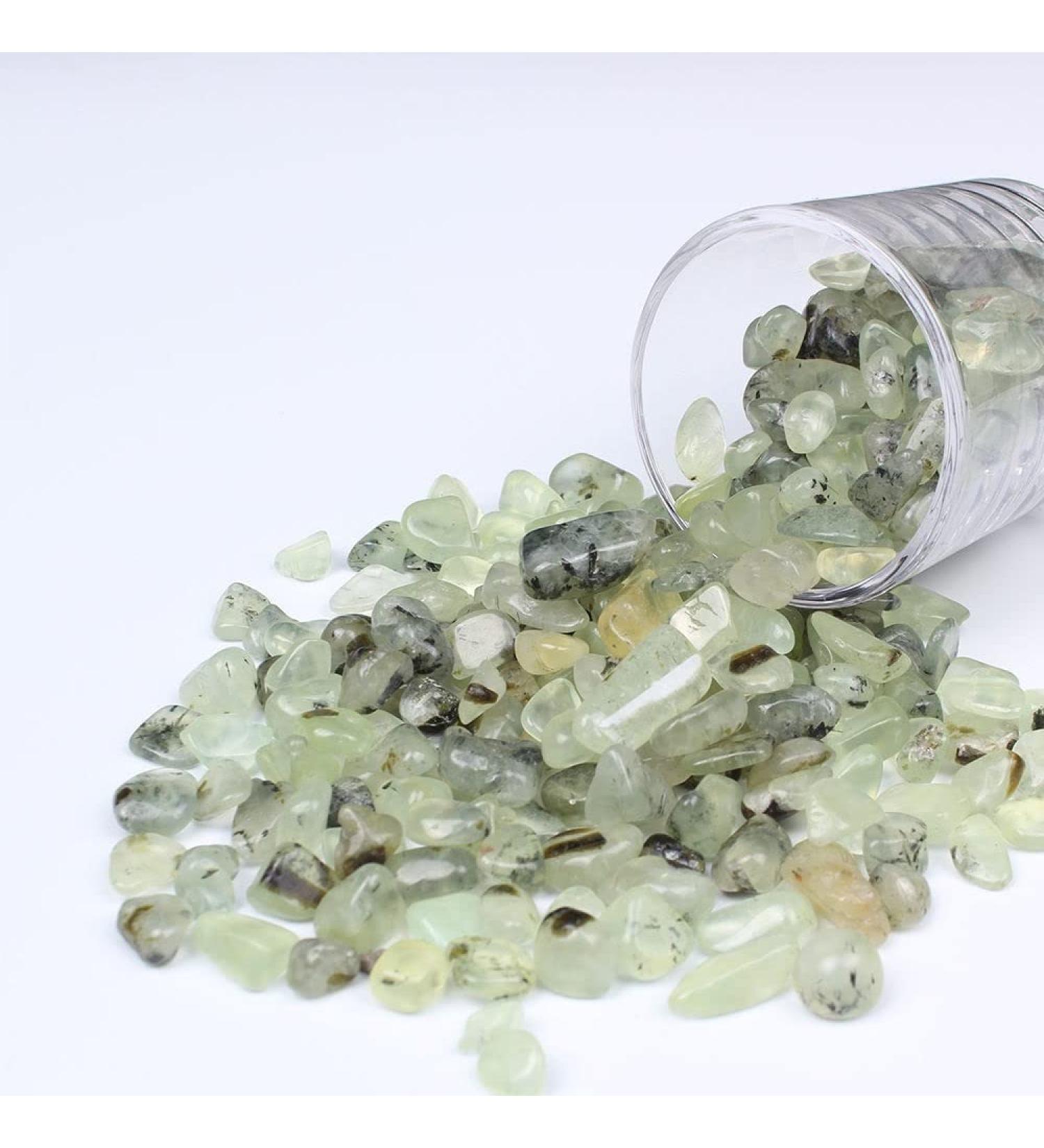 Home Green Prehnite Mini Tumbled Stone CrystalReiki 50g Stone Crystal Reiki - Buy Online on GoSupps.com