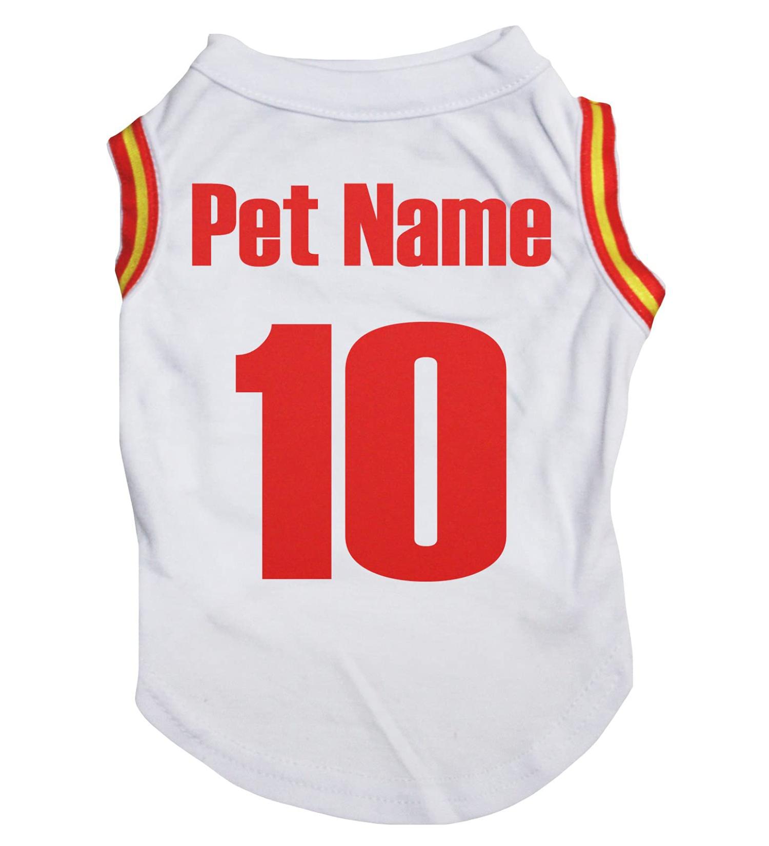 Petitebelle Customizable Dog Shirt with National Motif Spain 3 Size XL Spain-3 XL