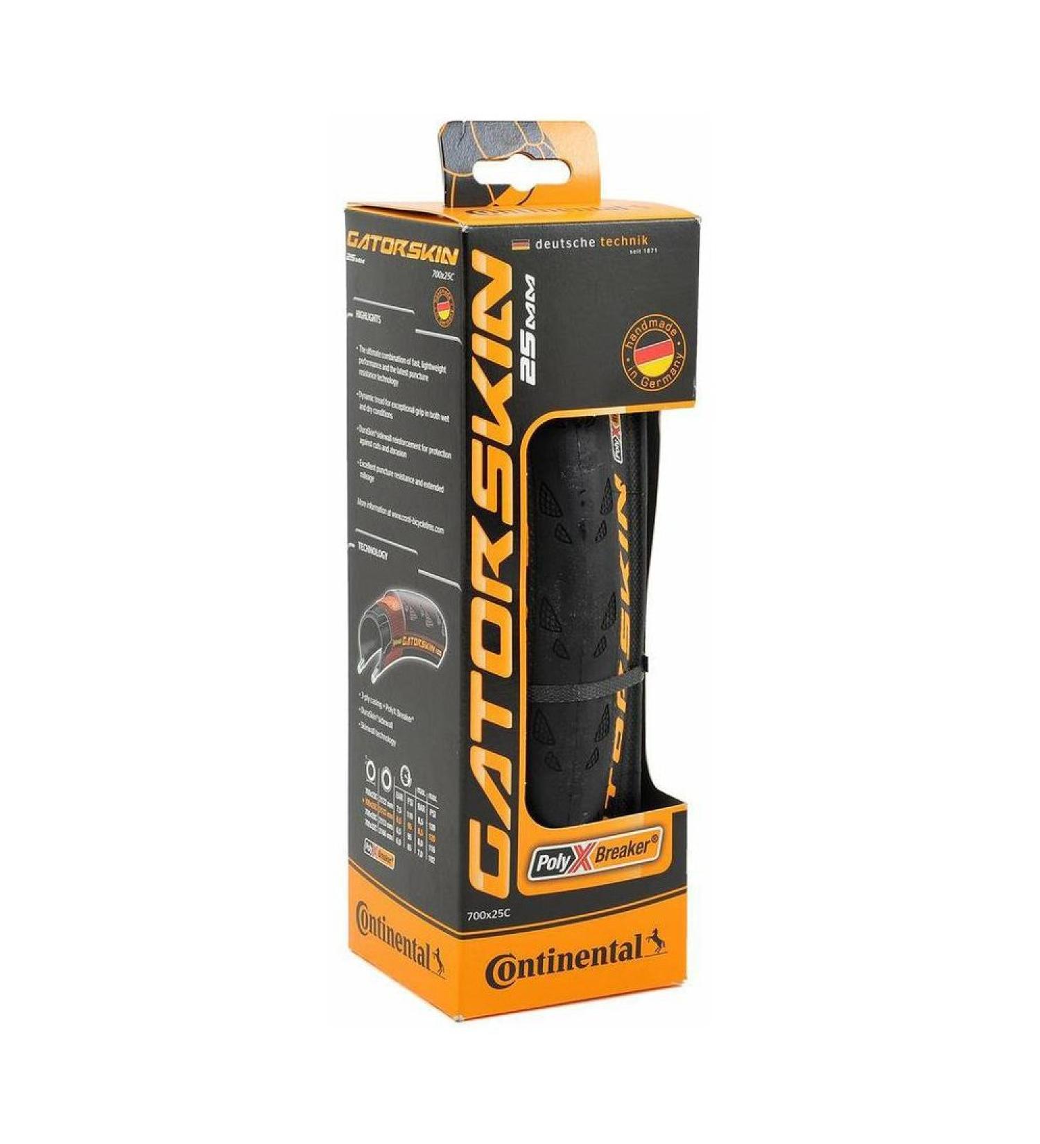 Continental Ultra Gatorskin 700x25 Folding Black Bicycle Tire - Durable and Reliable Choice - Buy Online on GoSupps.com