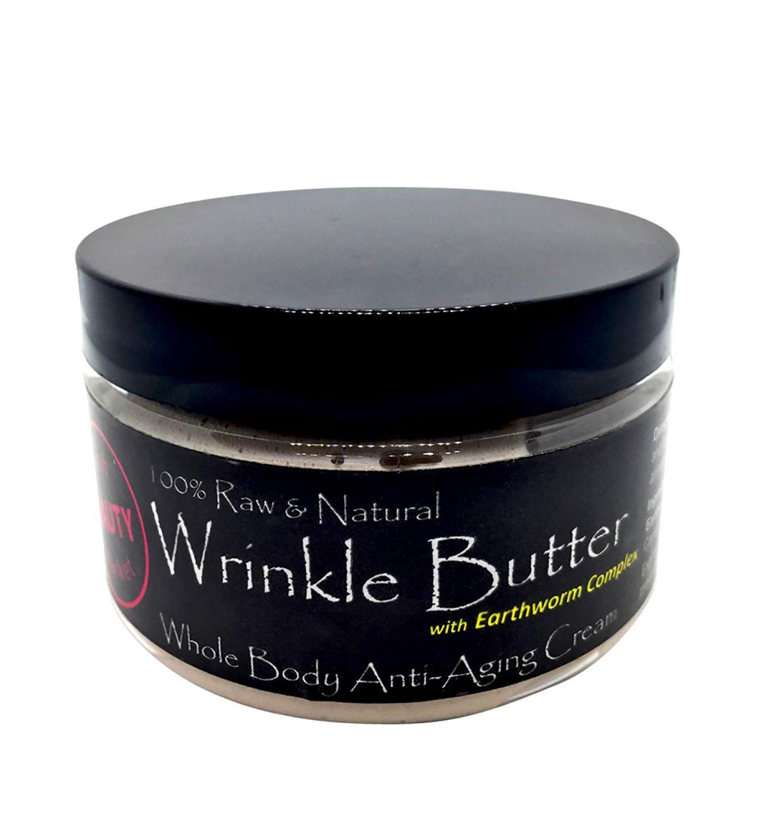 Wrinkle Butter Anti-Aging Night Cream Hydrates Skin and Boost Collagen for Psoriasis and Eczema with Earthworm Pooh Extract
