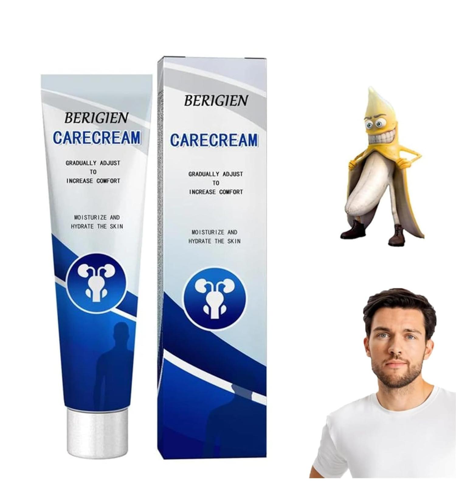  Qoobom Berigien Care Cream for Men 2025 New Berigien Comfort Care Gel Natural Berigie Cream for Men Between Legs Fast and Gentle Action Effective Relief (1 Pack 1) - Buy Online on GoSupps.com