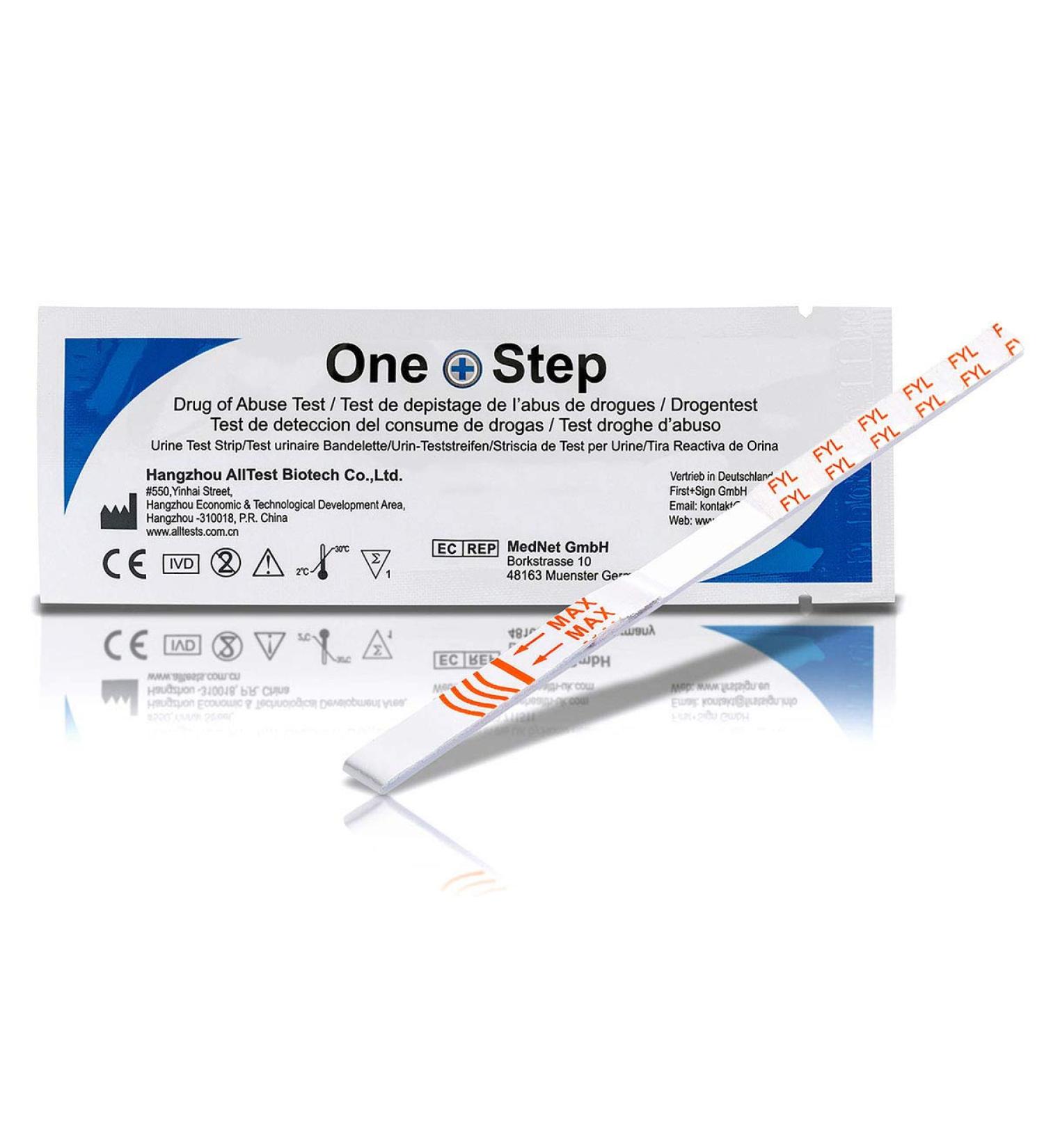 5x One-Step Fentanyl Rapid Drug Test Strips | Urine Drug Testing Kits for Accurate Results - Buy Online on GoSupps.com