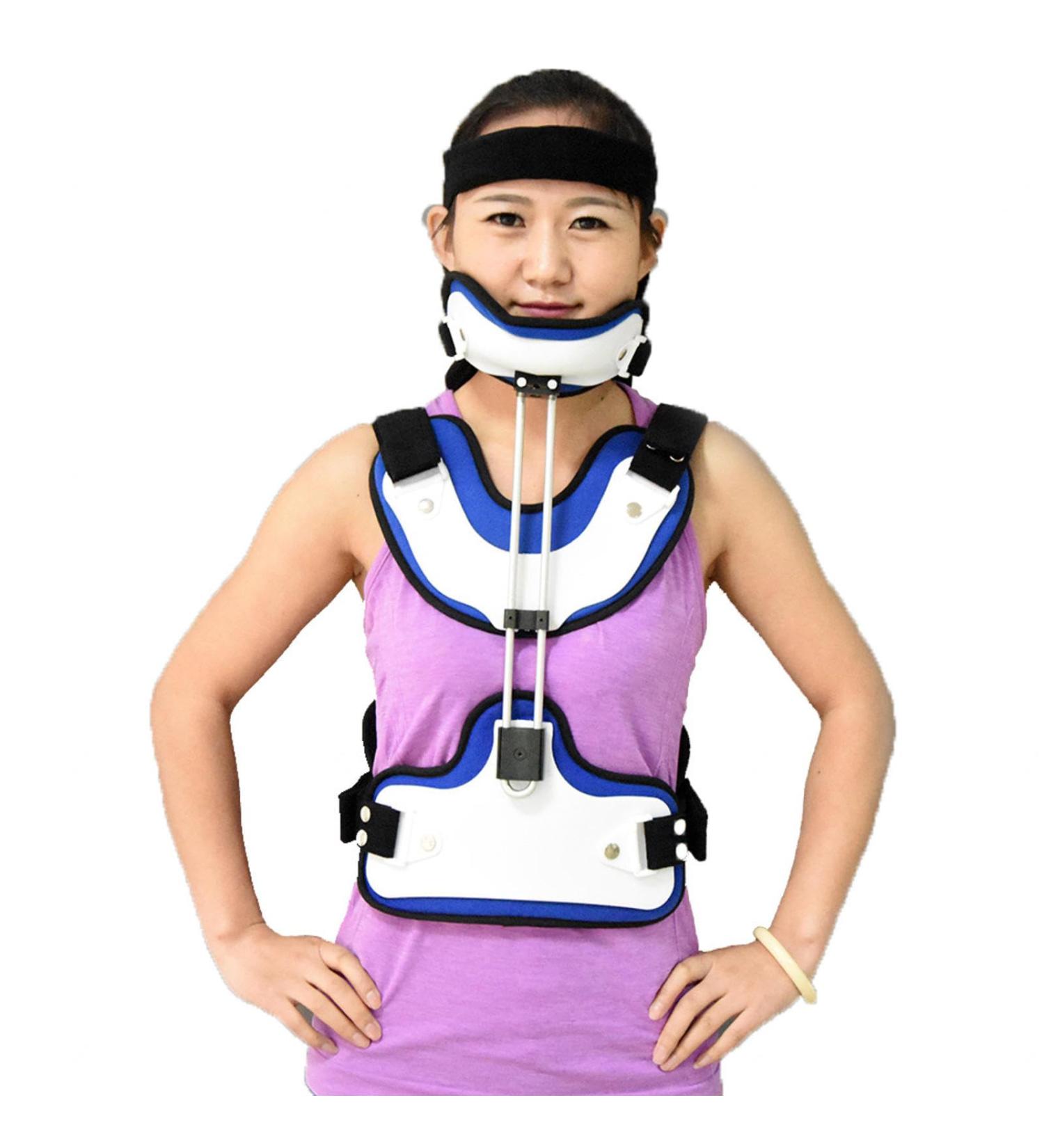 Videcor Household Hals Thorax Orthesis | Adjustable Head & Neck Traction Device for Post-Operative Recovery - Buy Online on GoSupps.com
