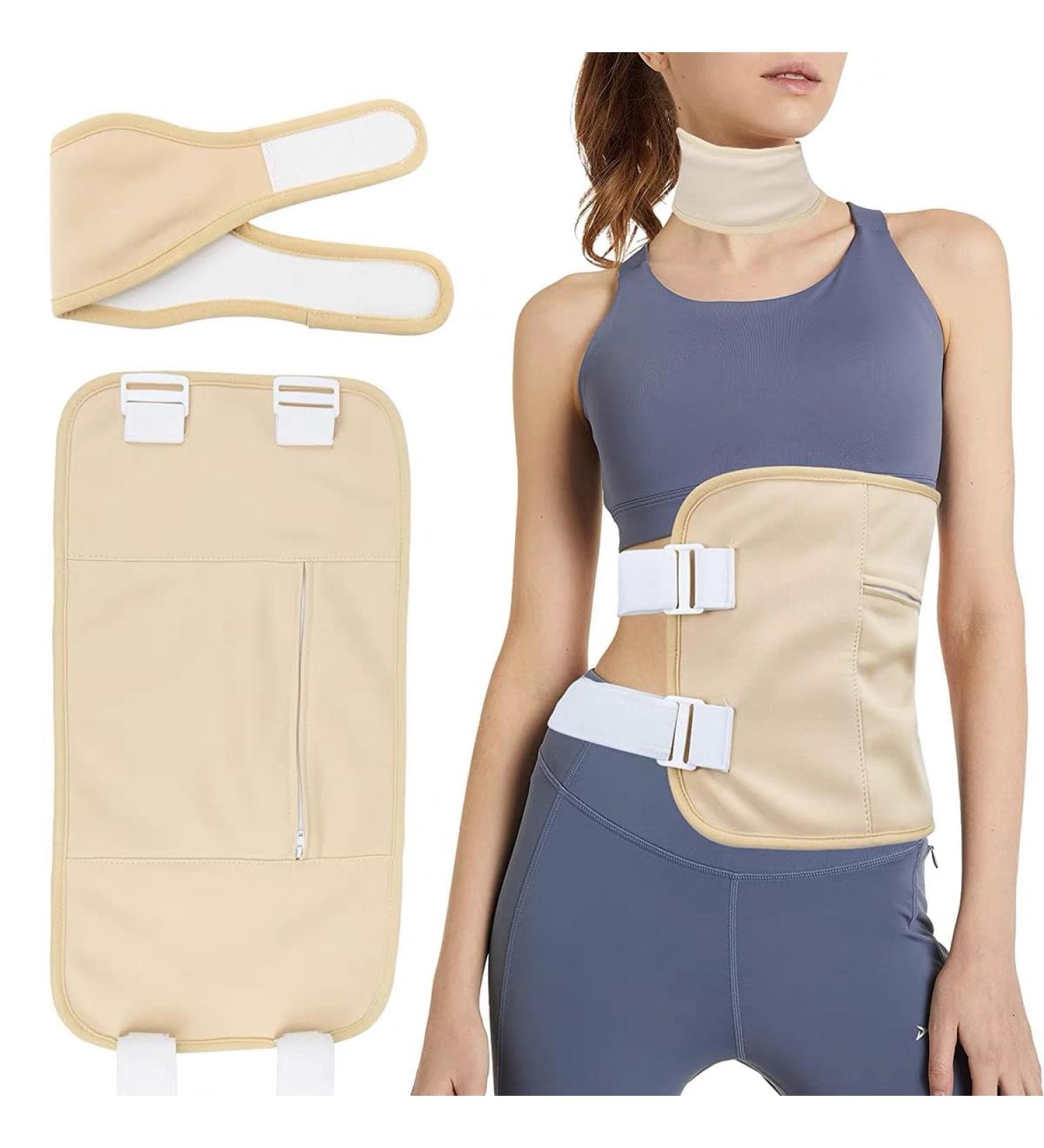 Buy Milter Castor Oil Pack Wrap - Soft Reusable Waist Pain Relief & Liver Detox Compress for Better Sleep & Skin Tone - Buy Online on GoSupps.com