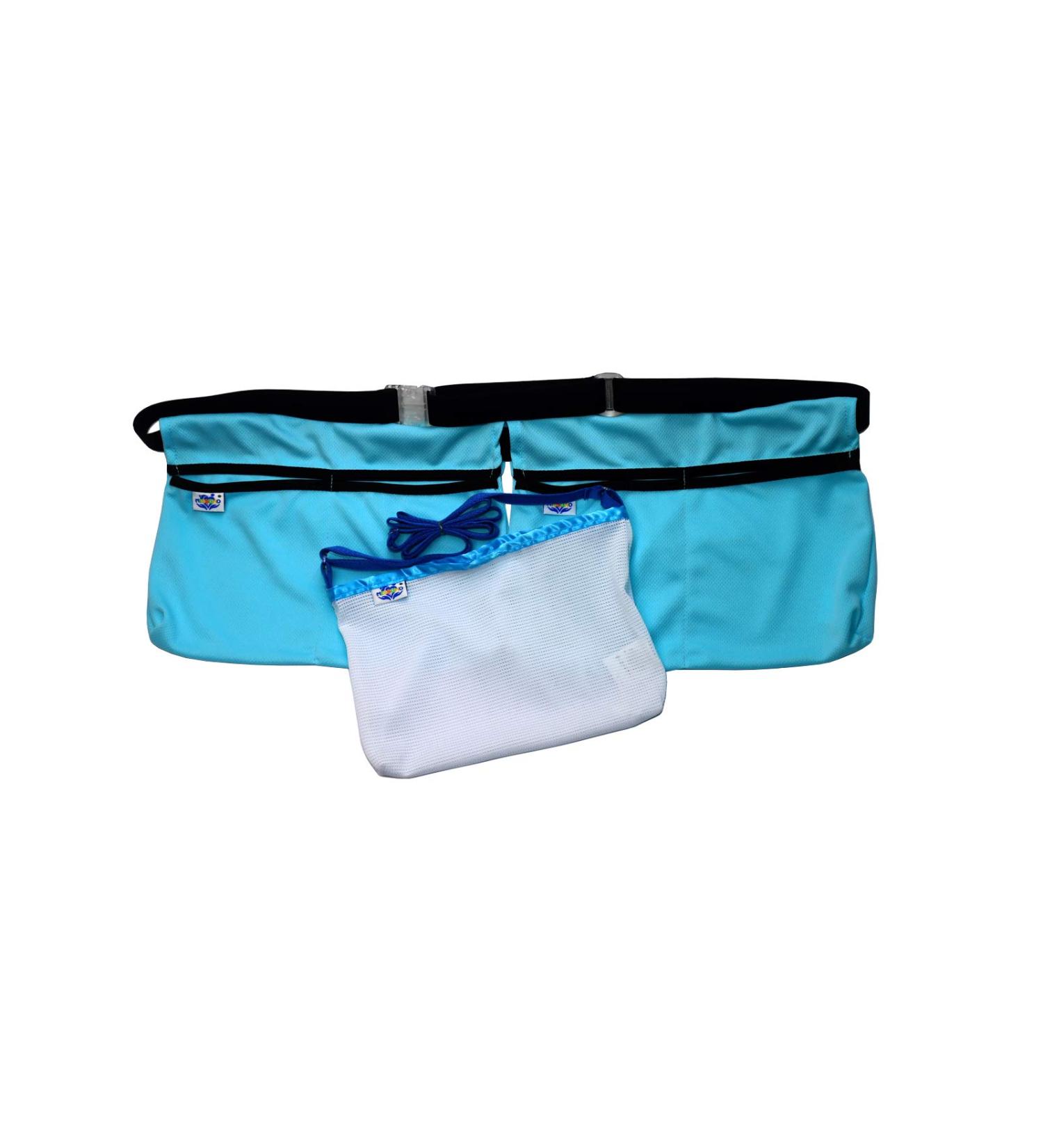 Mastectomy Drainage Pouch | Missbho Shower Pouch for Surgery Recovery | Lake Blue | International Shipping Available - Buy Online on GoSupps.com