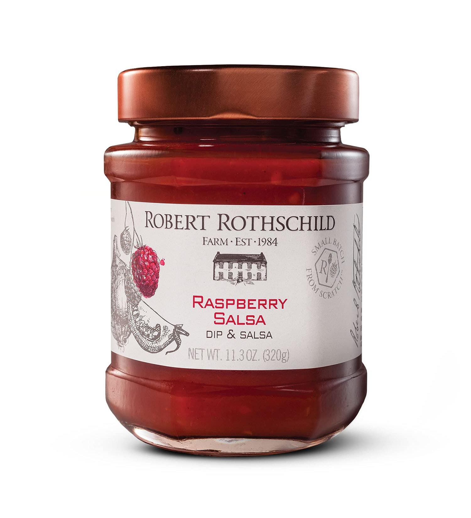 Robert Rothschild Farm Raspberry Salsa and Dip 11.3 Oz - Gourmet Condiment and Sauce - Buy Online on GoSupps.com