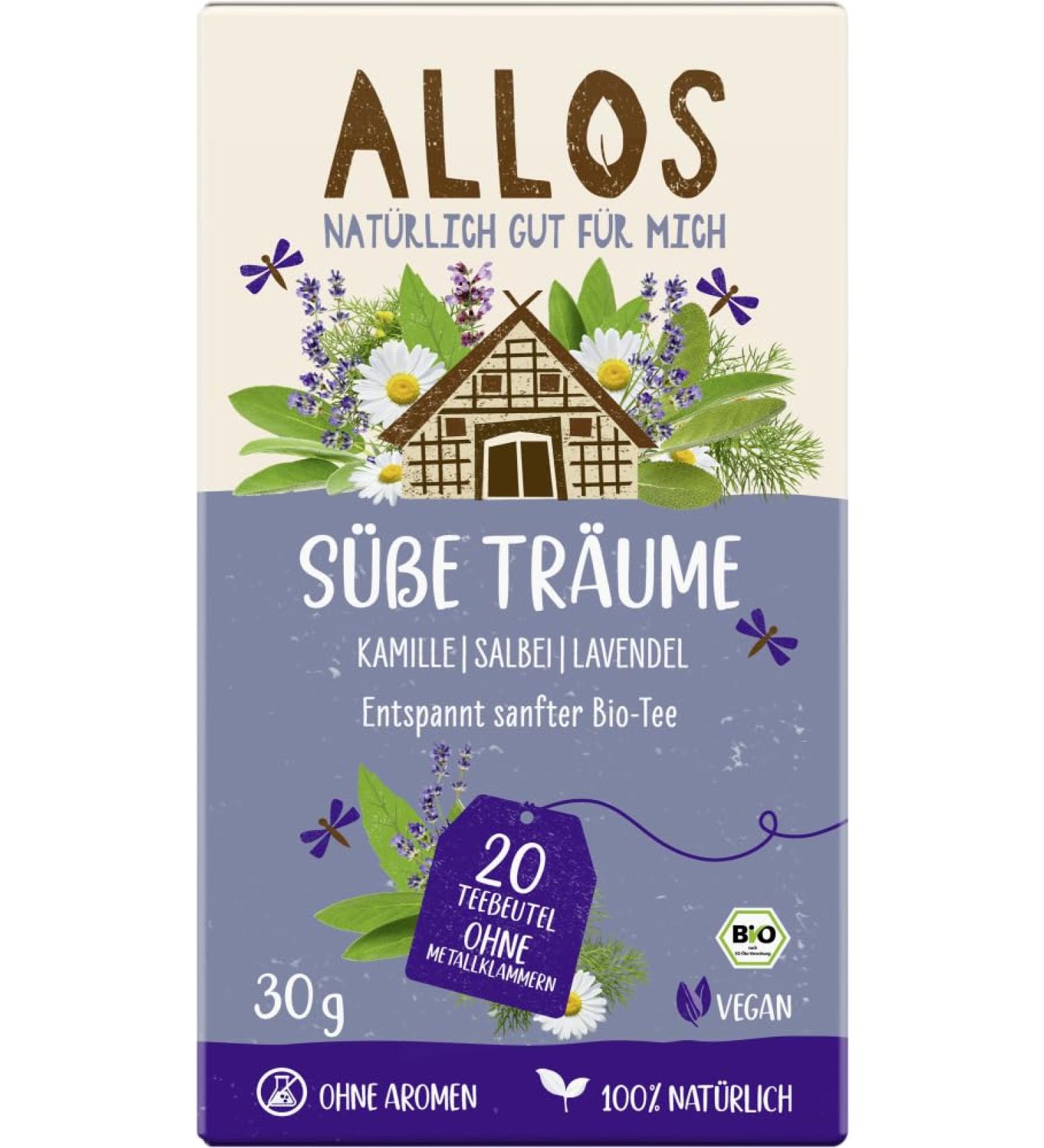 Nature BV Allos Organic sweet dreams tea 6 x 30 gr