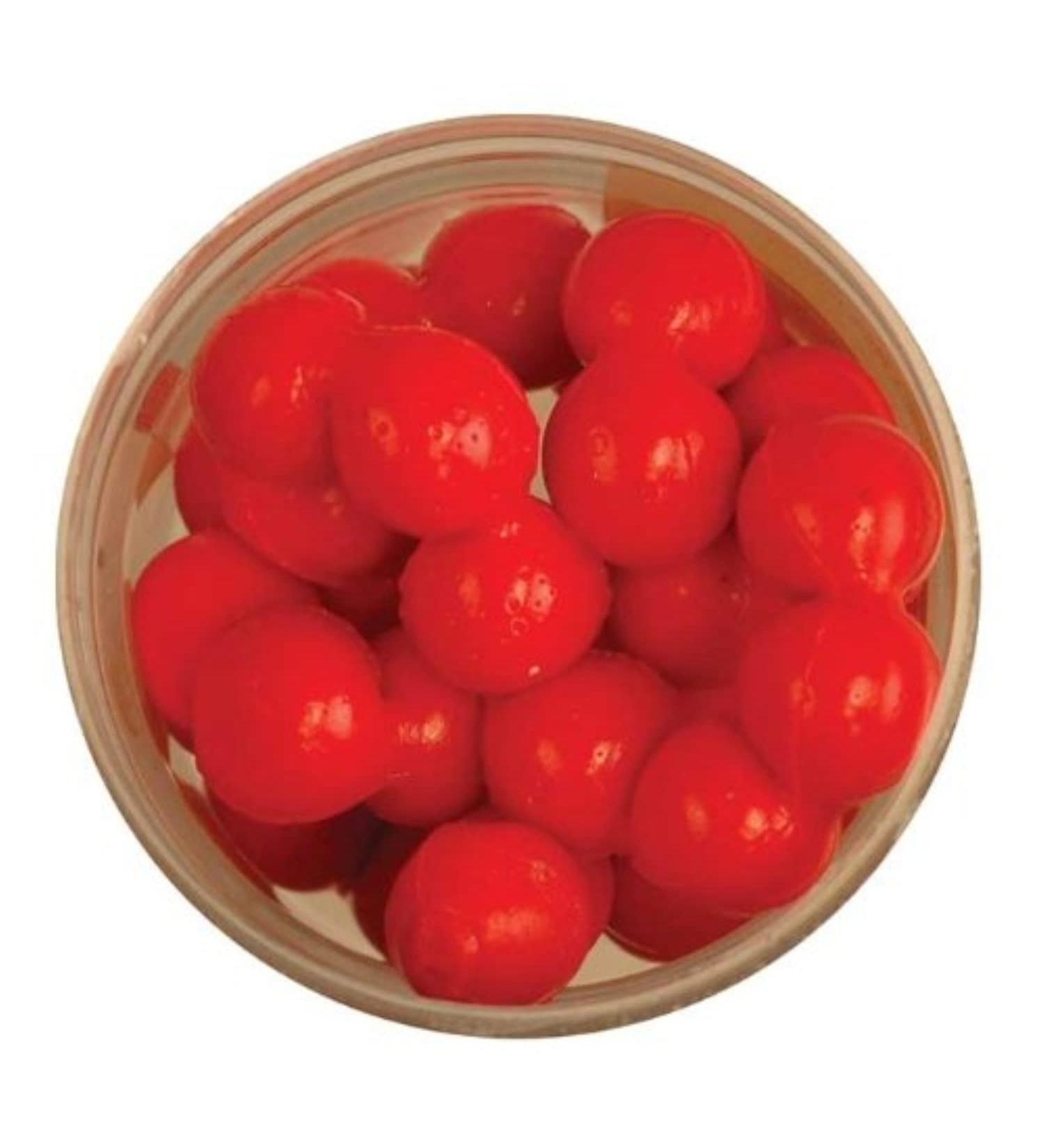 Berkley PowerBait Power Eggs Floating Magnum Salmon Egg Red - Garlic Scent, .5 oz Small Jar