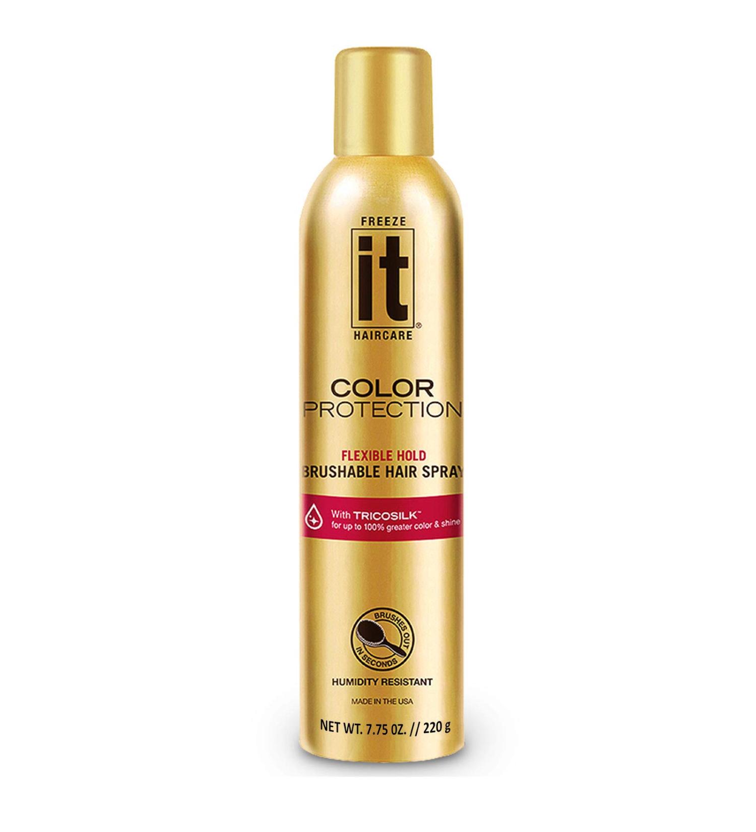 It Haircare Freeze Color Protection Hair Spray 7.75 Oz - Flexible Hold & Brushable | T-641 - Buy Online on GoSupps.com