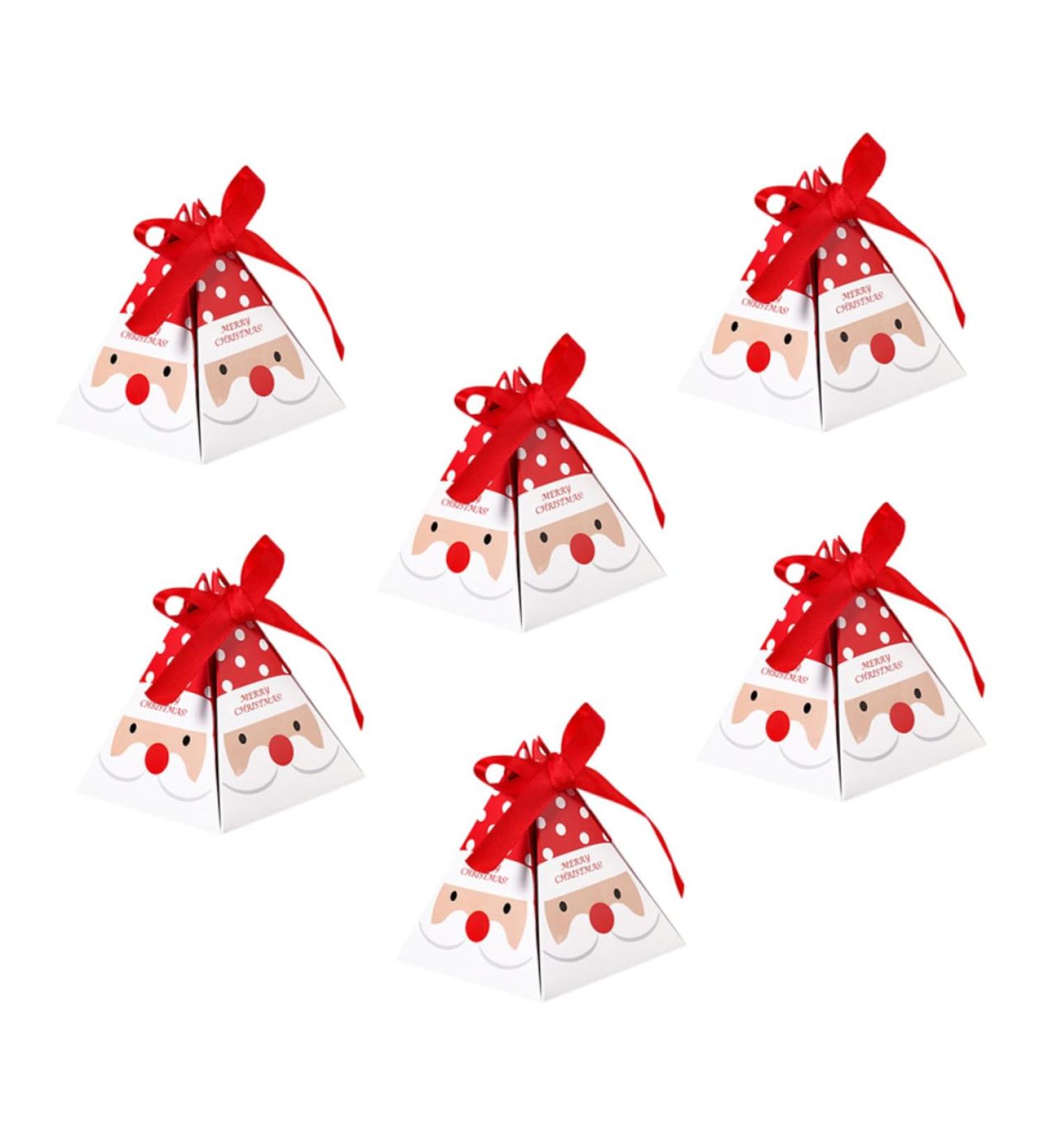 Healeved 30pcs Box Christmas Christmas Cookie Bags Christmas Boxes Candy Box Chocolate South Korea Size 1 Red - Buy Online on GoSupps.com