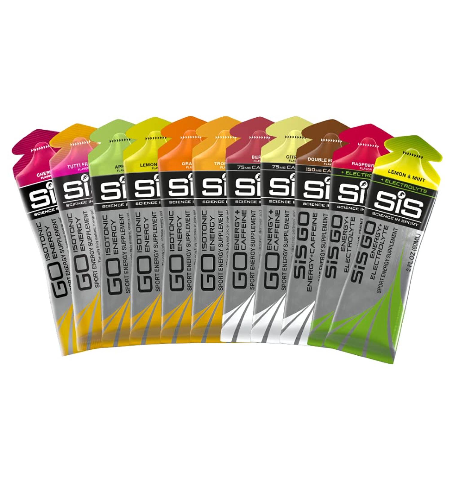 Science in Sport Isotonic Energy Gels - 22g Fast-Acting Carbohydrates for Performance & Endurance | Athlete Nutrition for Running, Cycling, Triathlon | Fruity Variety - 11 Pack - Buy Online on GoSupps.com