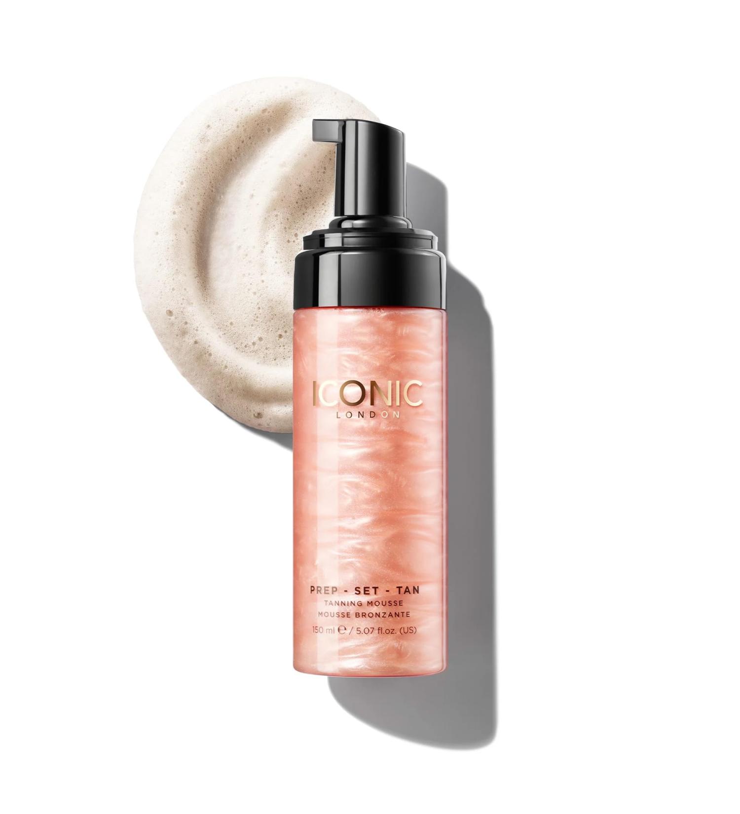 Buy ICONIC LONDON Prep Set Tan Mousse | Long Lasting Sun-Kissed Skin & Bronze Glow | Vegan Cruelty-Free Makeup | International Shipping Available - Buy Online on GoSupps.com