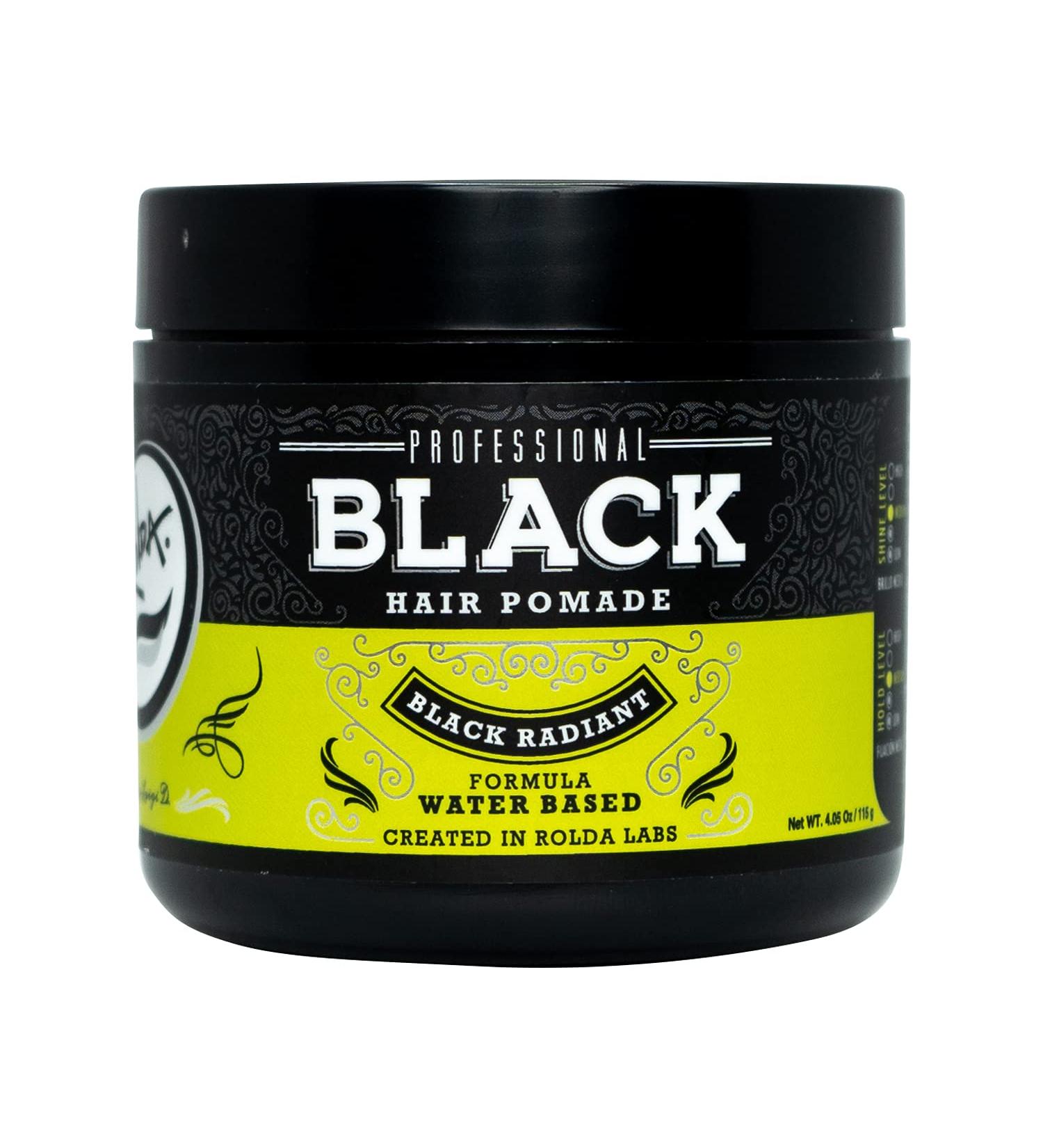 Rolda Black Hair Pomade 4.05oz - Medium Hold & Shine | Buy Online - Buy Online on GoSupps.com