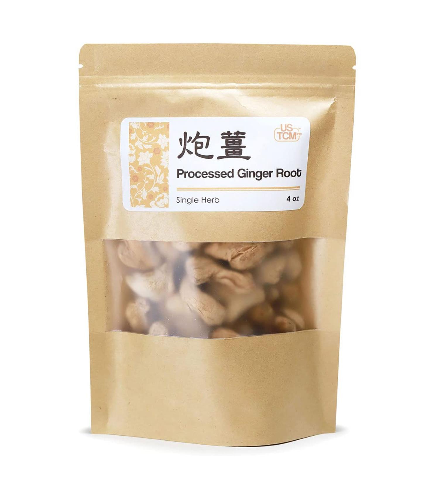New Packaging Processed Ginger Root Pao Jiang 4oz