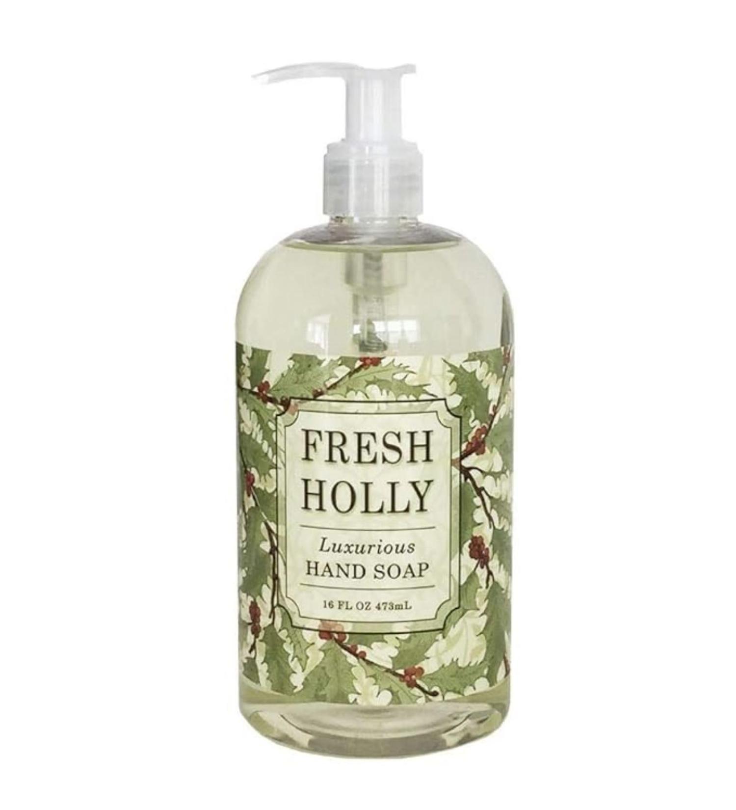 Holiday Collection: Fresh Holly 16oz Hand Soap