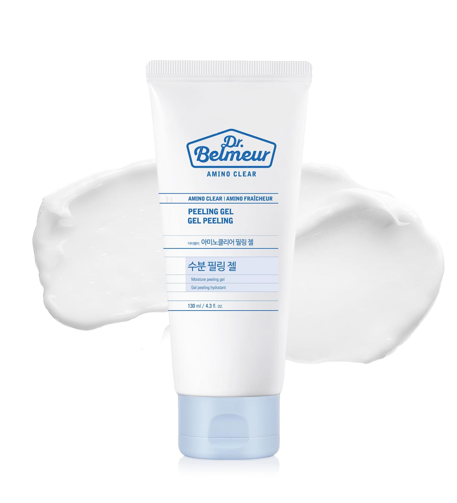 Amino Clear Peeling Gel - Gentle Dual Face Scrub for Sensitive Skin | AHA BHA LHA PHA | Korean Skin Care (4.4fl oz - Buy Online on GoSupps.com
