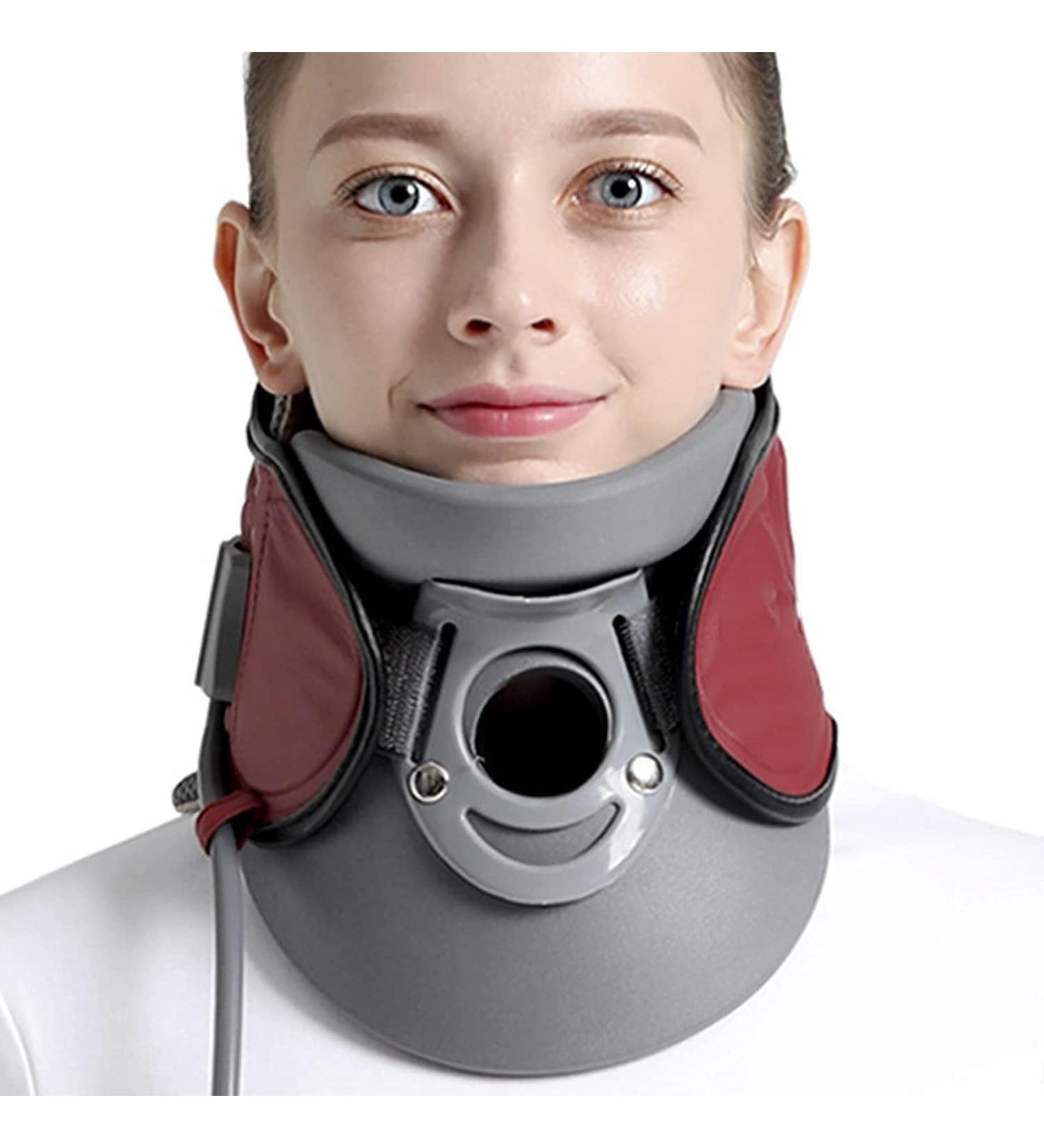 JLASDR Neck Protection & Support - Cervical Traction Device for Spine Alignment at Home | 360 Airbag Compression | International Shipping Available - Buy Online on GoSupps.com
