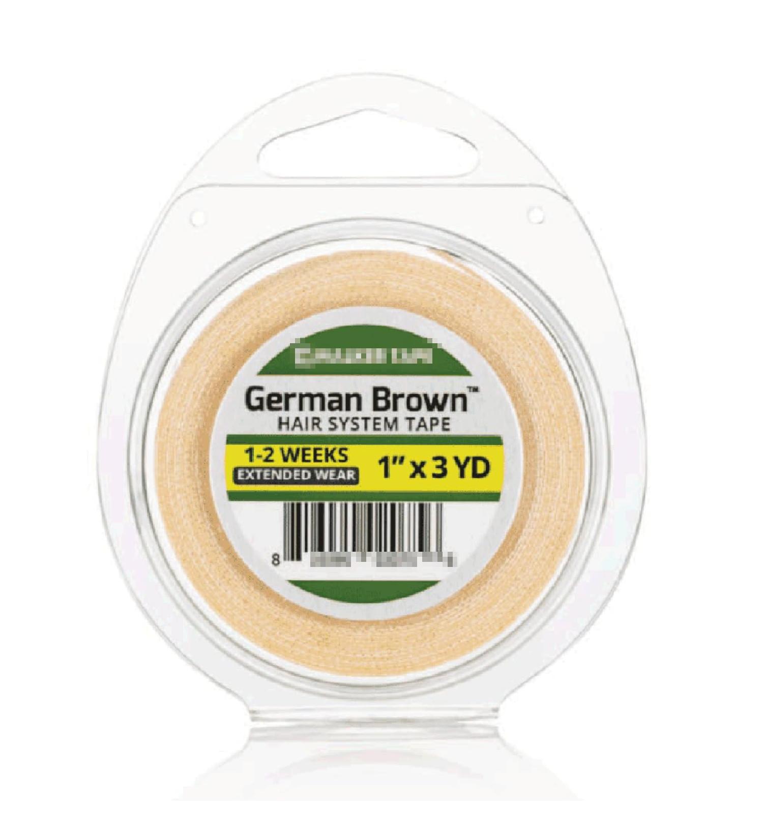 3yards German Brown double side tape wig toupee tape hair tape (1inchx3yards) - Buy Online on GoSupps.com