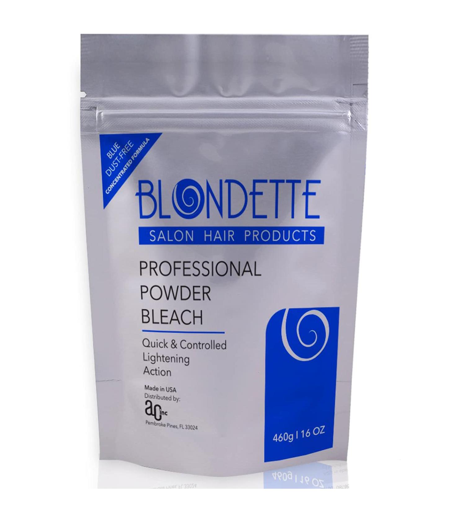 Blondette Salon Professional Powder Bleach Blue 16 oz - Dust-Free Formula - Buy Online on GoSupps.com