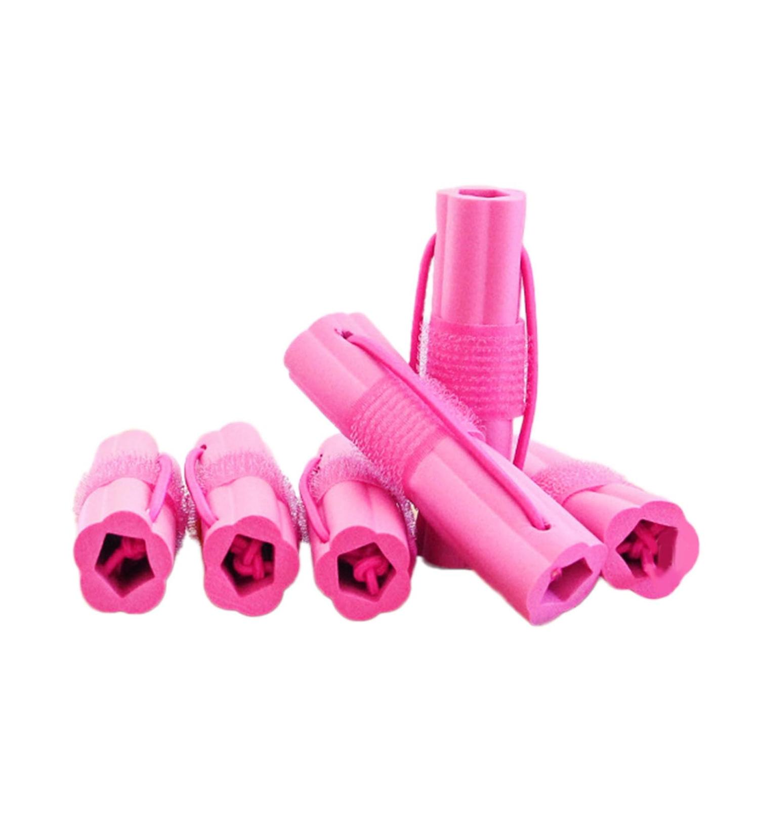 Hair Tools Lazy Woman Sleeping with Styling Water Ripple Big Wave Inside Buckle Does Not Hurt Hair Curling Cylinder Curling UiD590 (Hot Pink One Size) 1 count (Pack of 1) Hot Pink - Buy Online on GoSupps.com