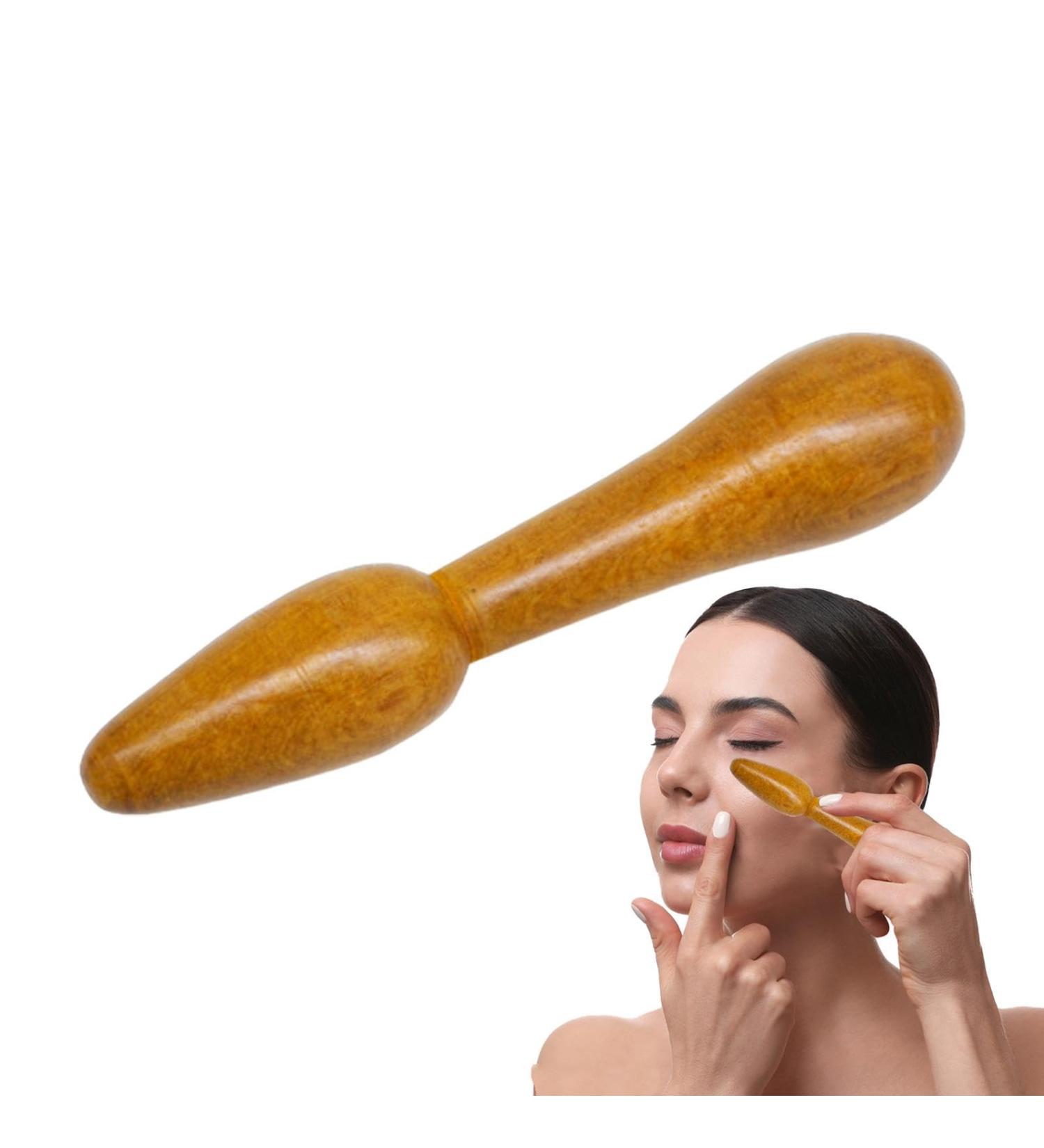 Buy Bvizyelck Wooden Massage Tools - Face & Body Massage Roller for Relaxation | International Shipping Available - Buy Online on GoSupps.com