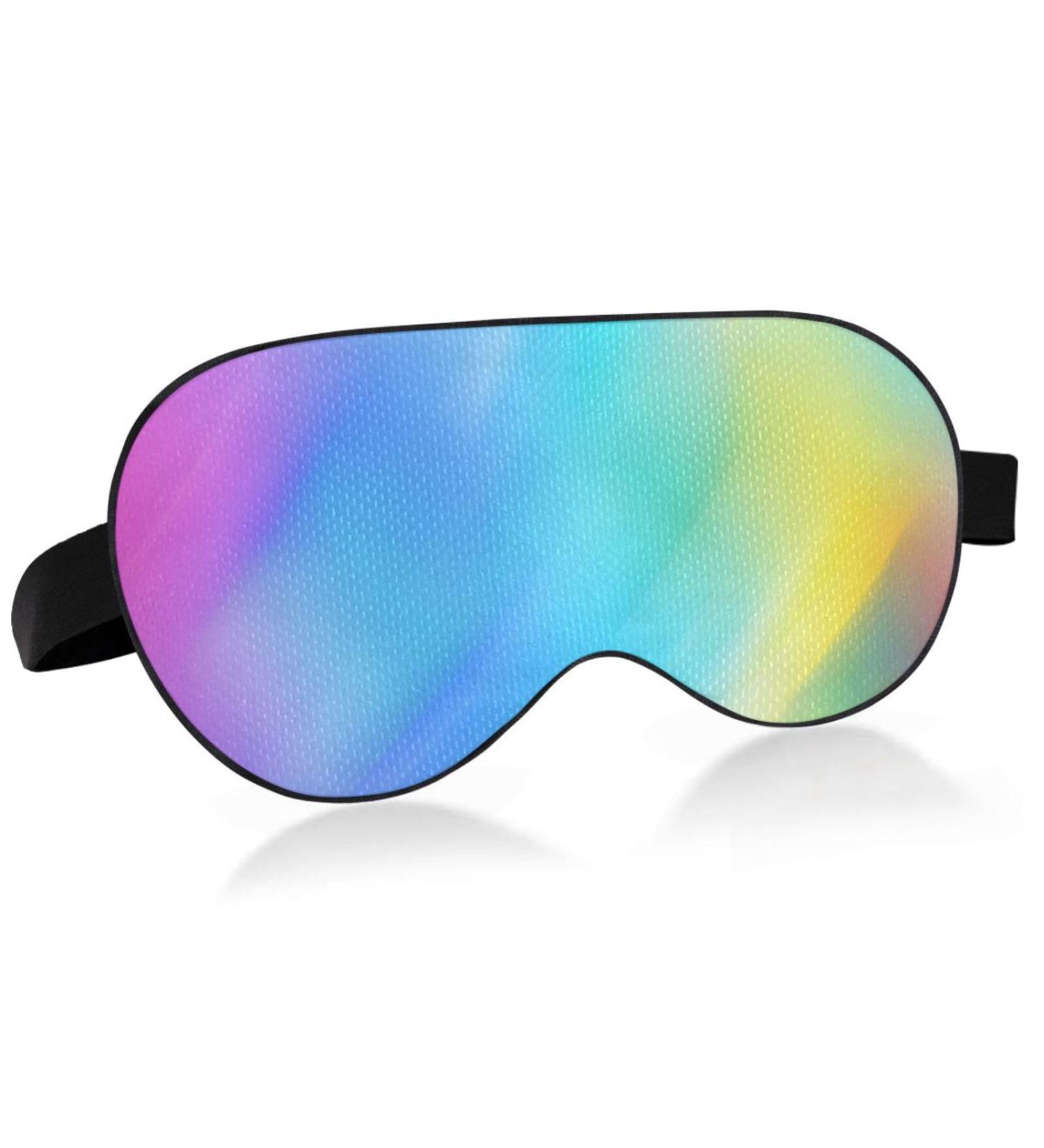 Premium Light Blocking Sleep Mask - Gradient Color Abstract Eye Mask for Travel & Naps | Adjustable Soft Blindfold for Men & Women - Buy Online on GoSupps.com