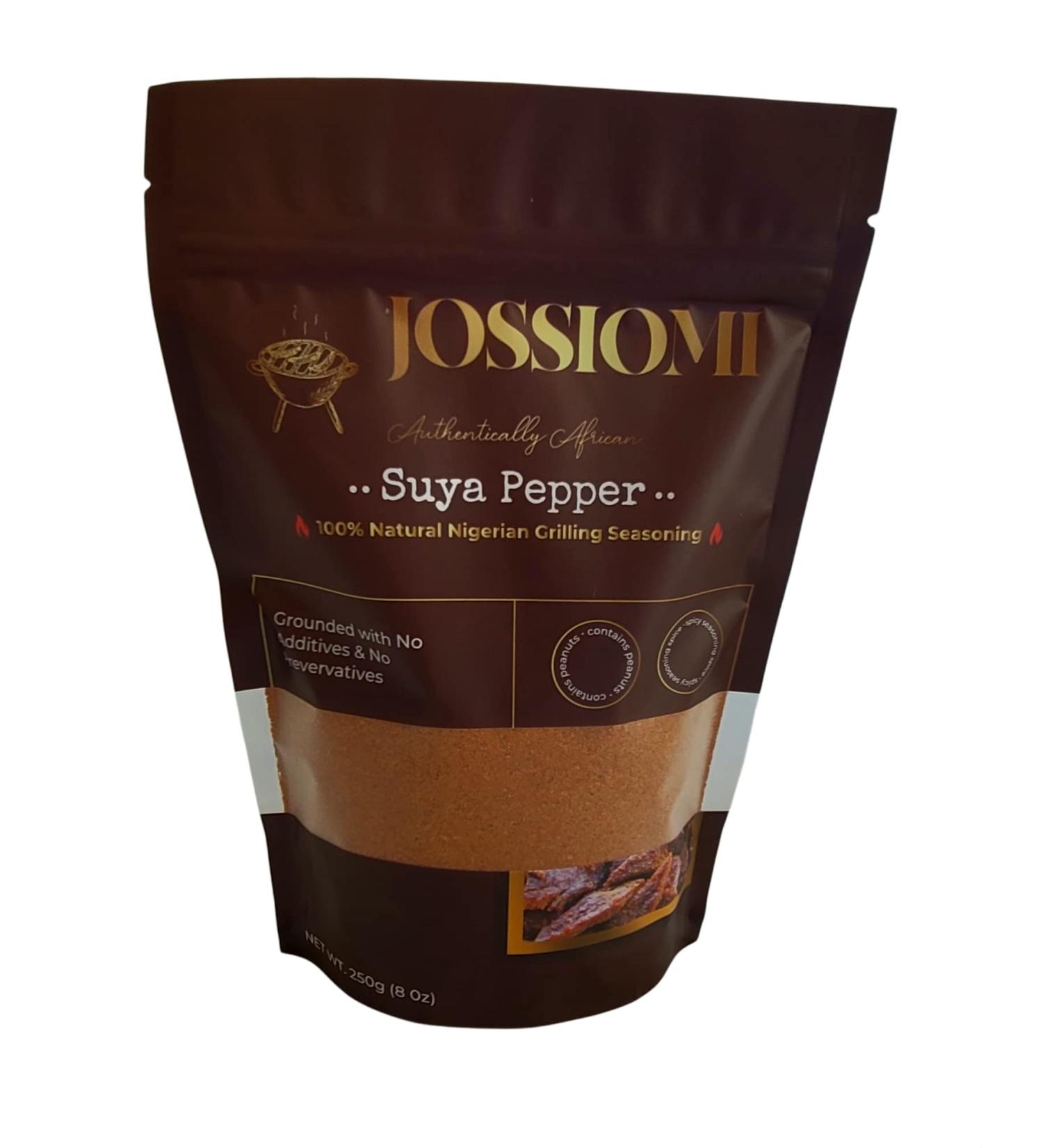 Suya Pepper - 100% Natural Nigerian Grilling Seasoning - SPICY - 250g(8oz) - Buy Online on GoSupps.com