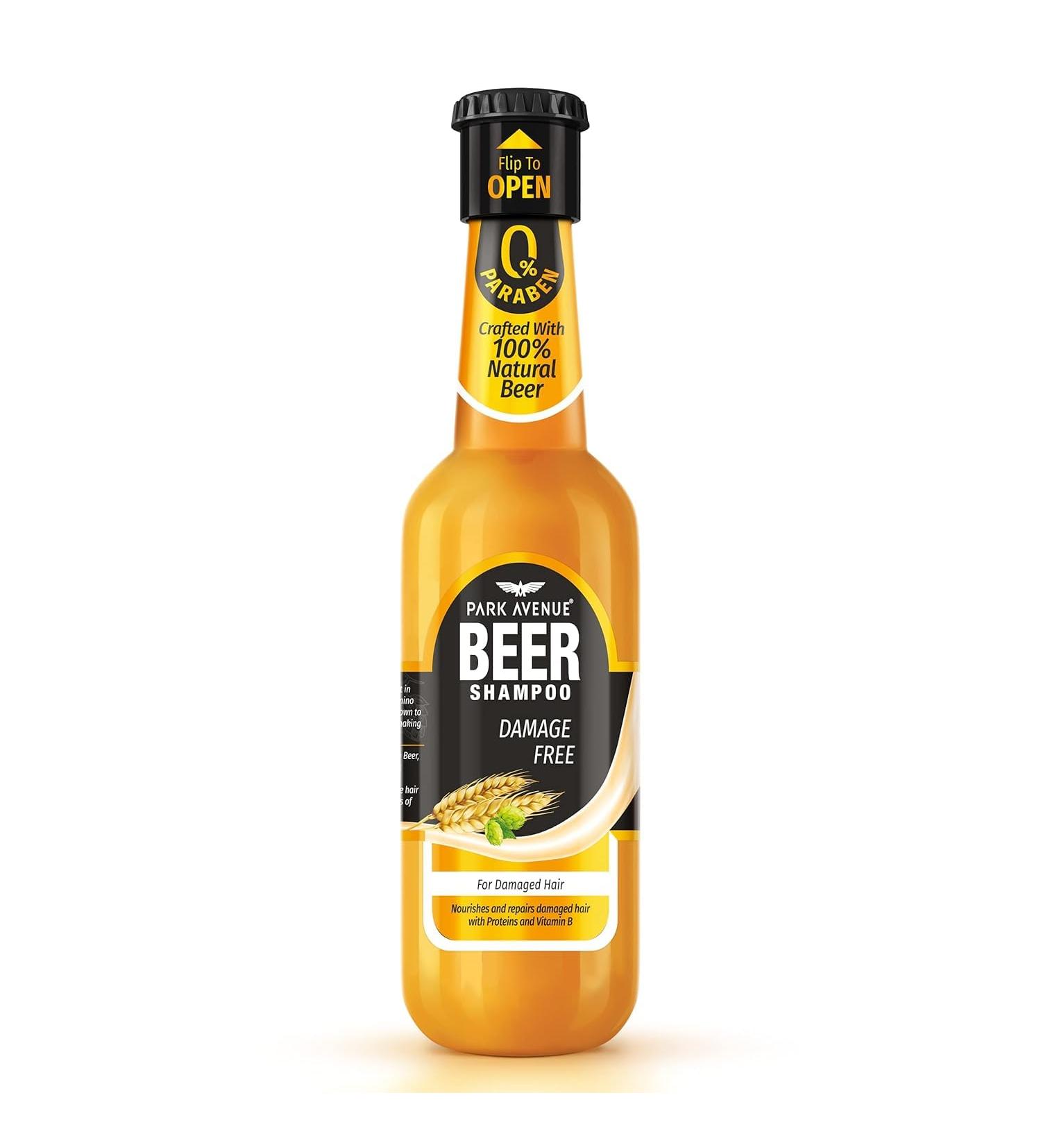 Beer Shampoo for Damaged Hair (180ml) | Paraben-Free & Natural Care | Nourish & Revive Your Hair - Buy Online on GoSupps.com
