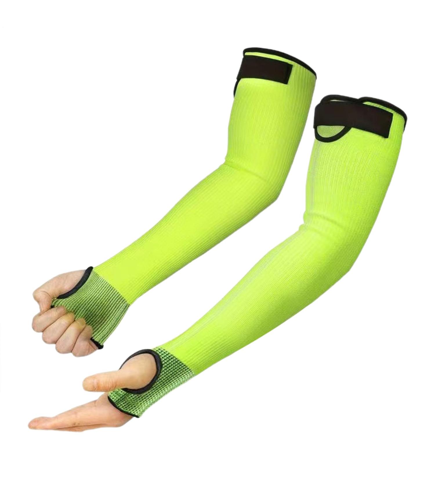 Geacute neacute rique Cutting durable sleeves Bruise Protectors Arm Guardians with Thumbhole Wear and Bite Guard Ultra comfortable sleeves for the j Fluorescent Yellow - Buy Online on GoSupps.com