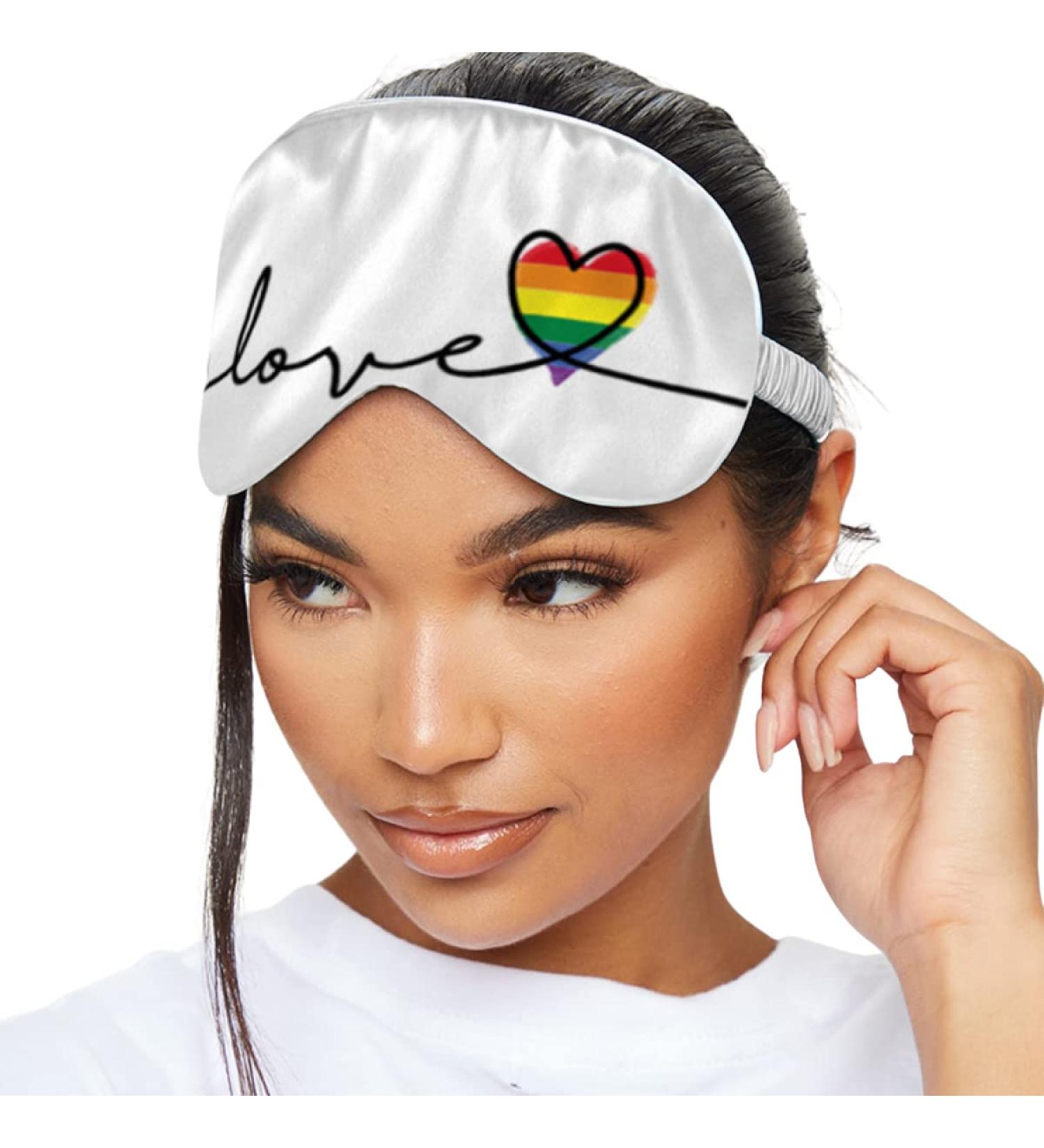 SMUG Satin Sleep Mask | Deep Dream Sleep Masks for Women & Men | Nourishing & Dark Circle Reducing Eye Mask | Blocks Out Light | Pride Love - Buy Online on GoSupps.com
