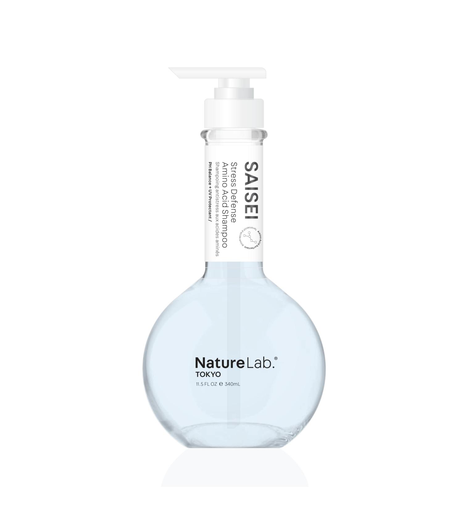 NATURELAB. TOKYO SAISEI Stress Defense Amino Acid Shampoo - Nourishing Hair Care for Stronger Healthier Hair | 11.5 oz - International Shipping Available - Buy Online on GoSupps.com