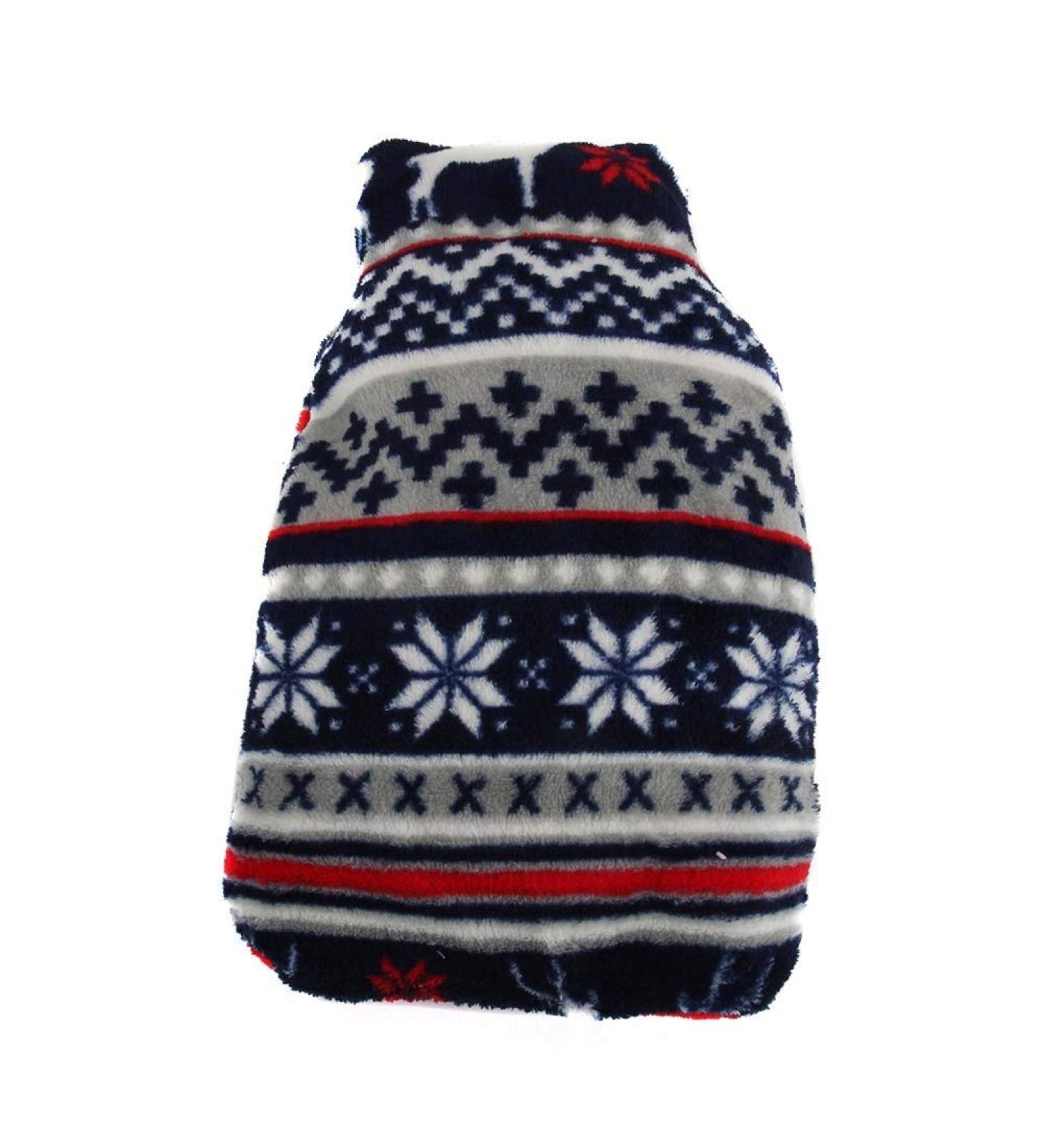 MAIES Hot Water Bottles 1000ml - Soft Coral Fleece for Home Relaxation | Keep Warm & Comfortable - Buy Online on GoSupps.com