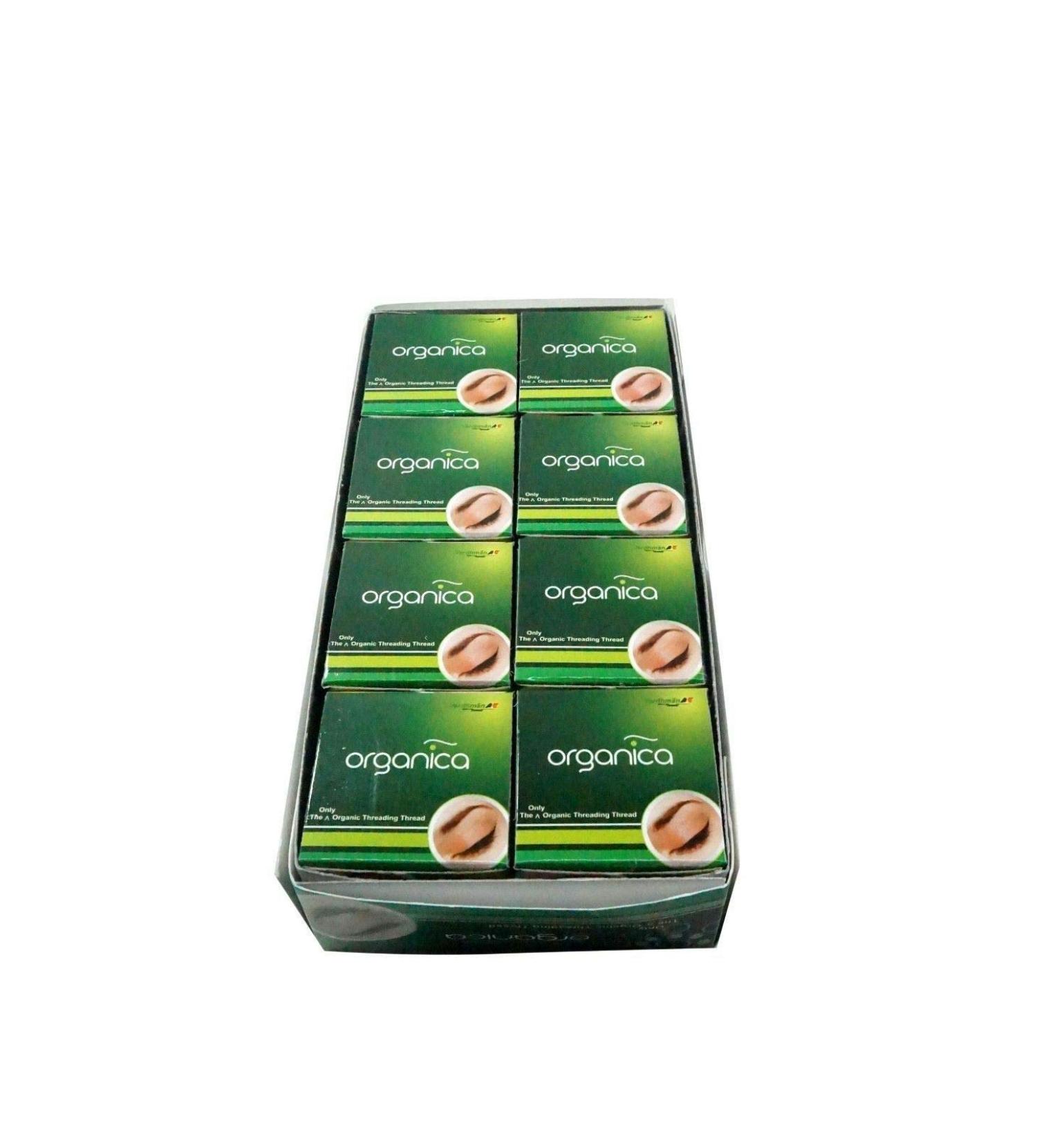 Organica Cotton Antiseptic Eyebrow Thread - Facial Hair Remover (6 Pcs) - Eco-Friendly & Gentle for Sensitive Skin - Buy Online on GoSupps.com