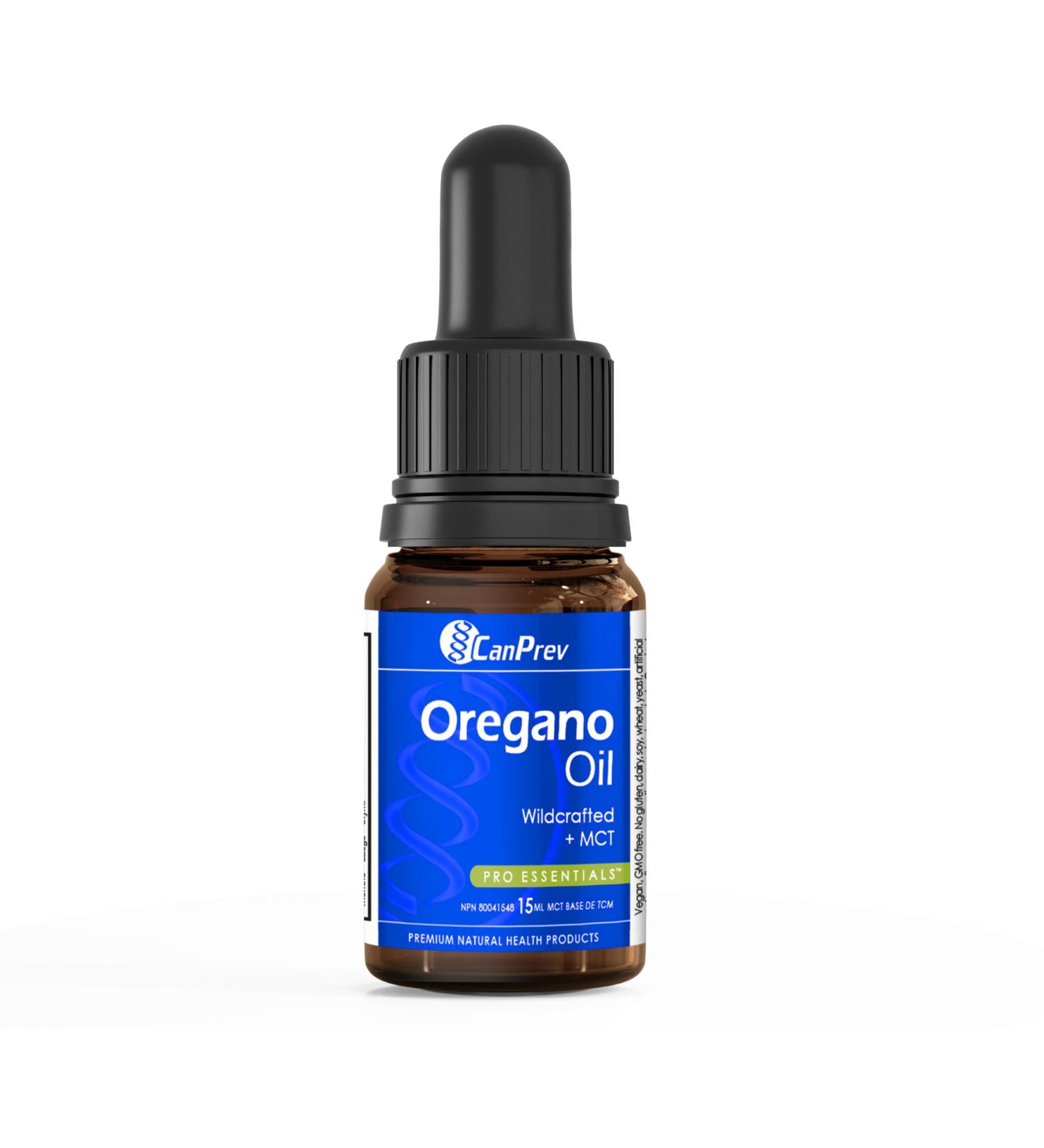 CanPrev - Oil of Oregano is a Source of Antioxidant 15ml - Help with Digestion and Strengthen the Immune System - Mediterranean Wildcrafted with Naturally Occurring Carvacrol