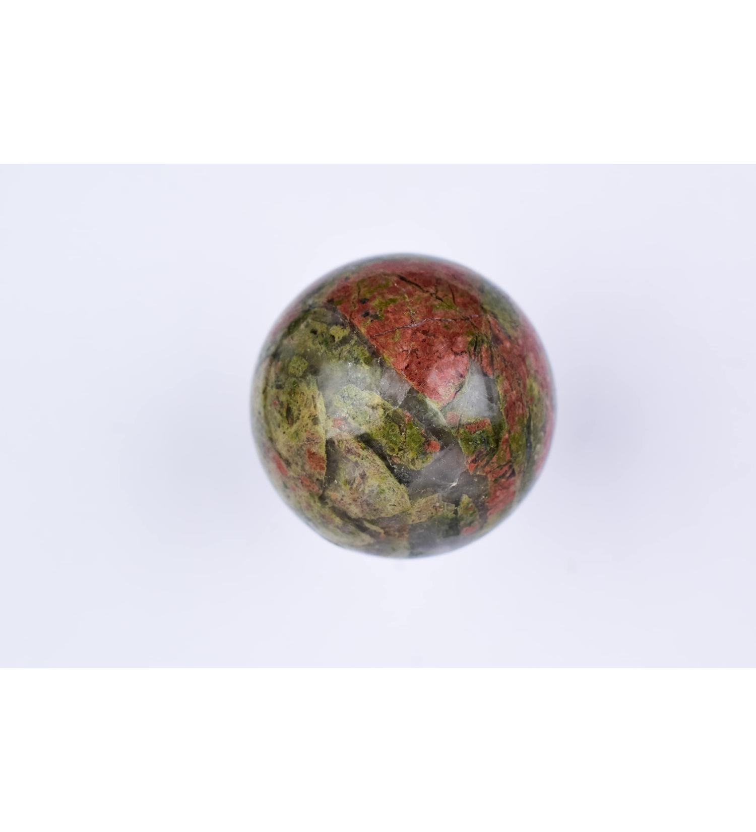 Shop Lapis Vitalis Unakit Massage Ball - 4cm Gemstone Ball in Gift Box - Ideal for Intensive Massage - Unique Gemstone Collection - Buy Online on GoSupps.com