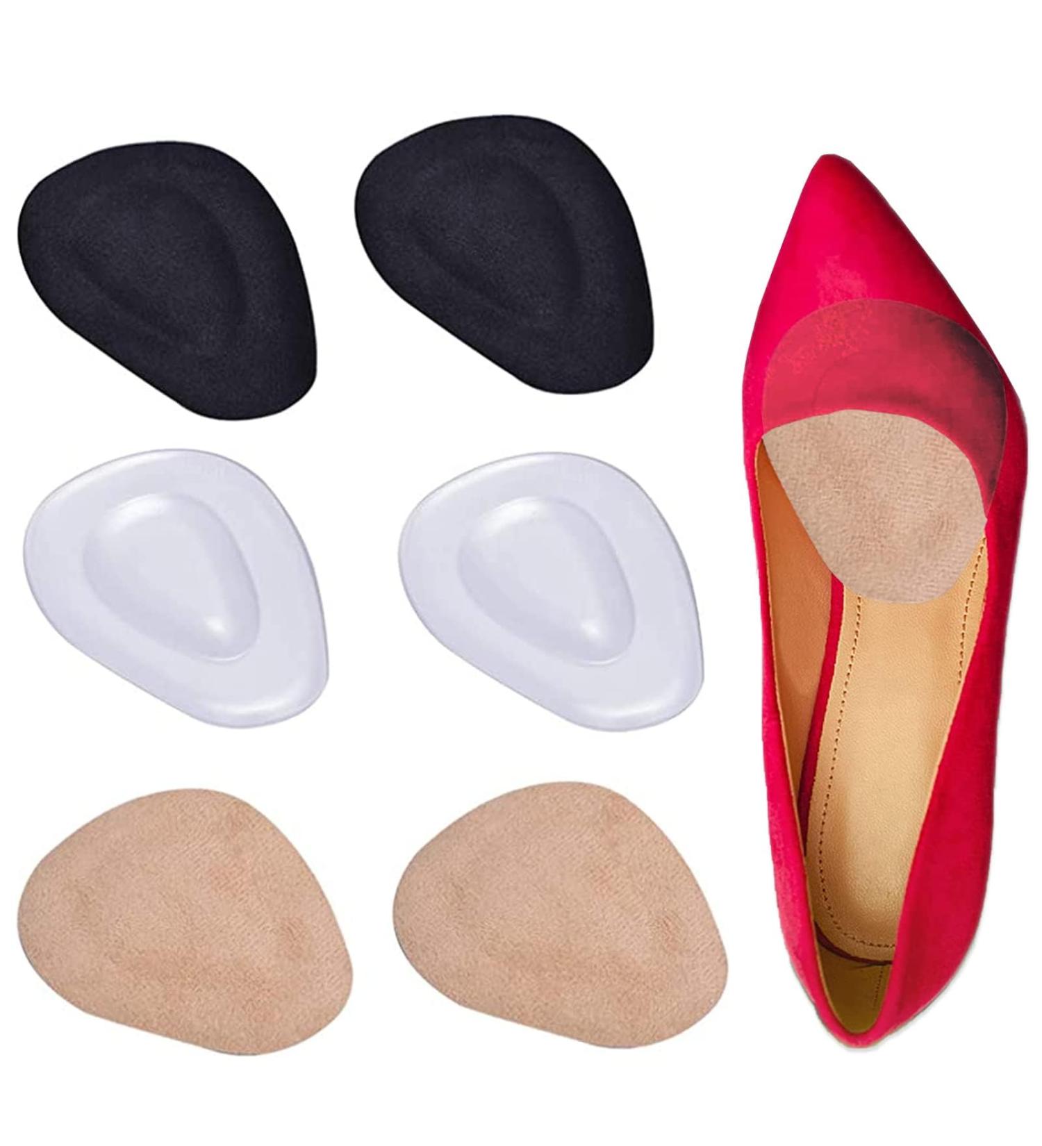 3 Pairs Heels Cushion Pads Gel Metatarsal Pads (Adhesive-Backed) Ball of Foot Cushions Foot Pain Relief Pads Shoe Heel Cushion Inserts Ball of Foot Cushion Pads Ball Foot Cushions Foot Gel Pads - Buy Online on GoSupps.com