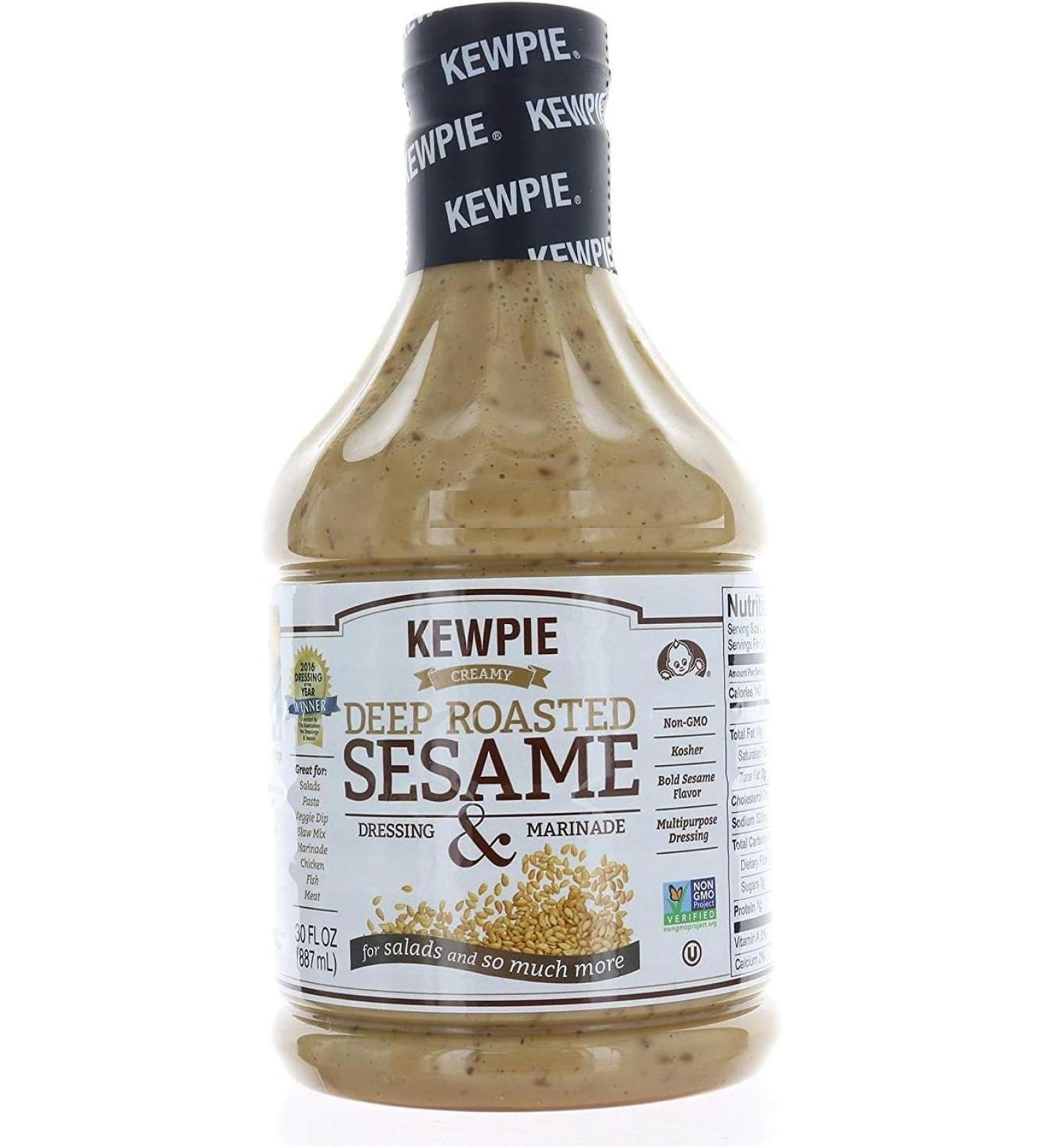 Kewpie Creamy Deep Roasted Sesame Dressing and Marinade for Salads and More - 887 mL - Buy Online on GoSupps.com